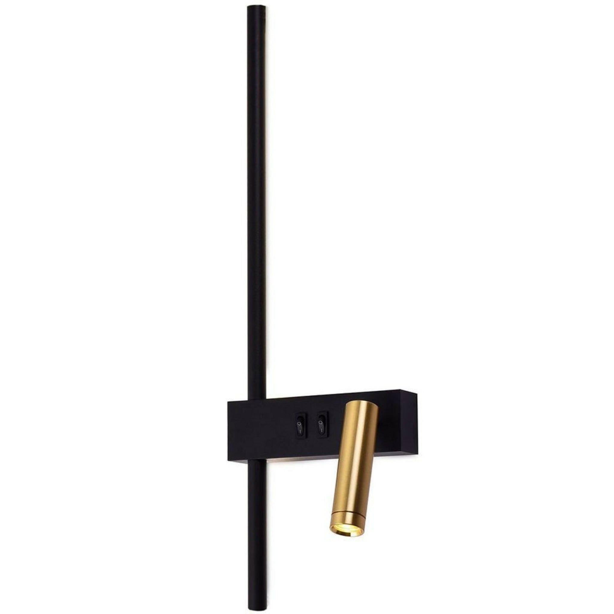 Kveld Scandinavian Iron Wall Sconce Warm LED Light, Fixtures, Minimalist Nordic