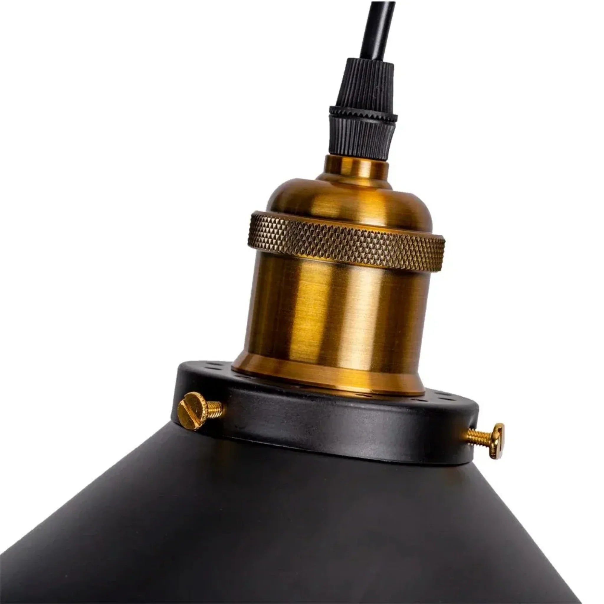 Kveld Industrial Iron Pendant Light Vintage Style, Ceiling Fixtures, Retro Lamp for Loft Spaces