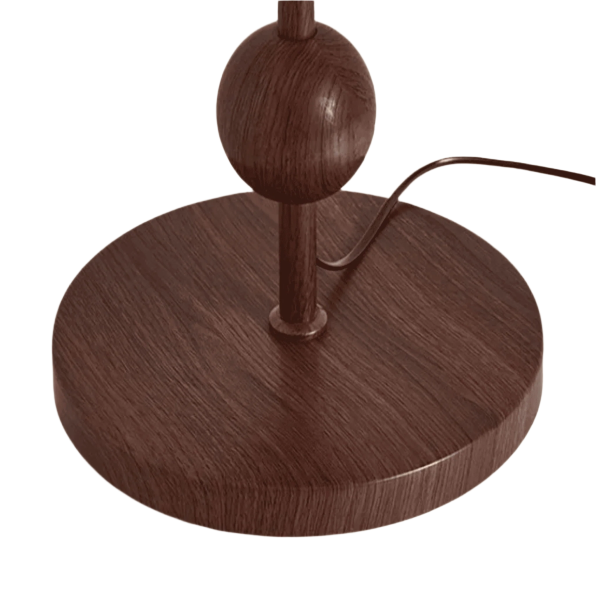 Kveld Nordic Mushroom Floor Lamp Warm Ambient Glow, Lamps, Scandinavian Walnut