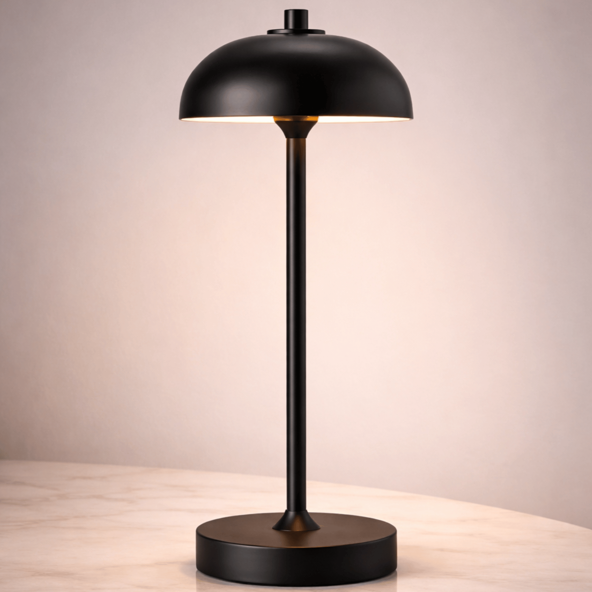 Kvelda Cordless Dimmable Touch Table Lamp – Black, Lamps