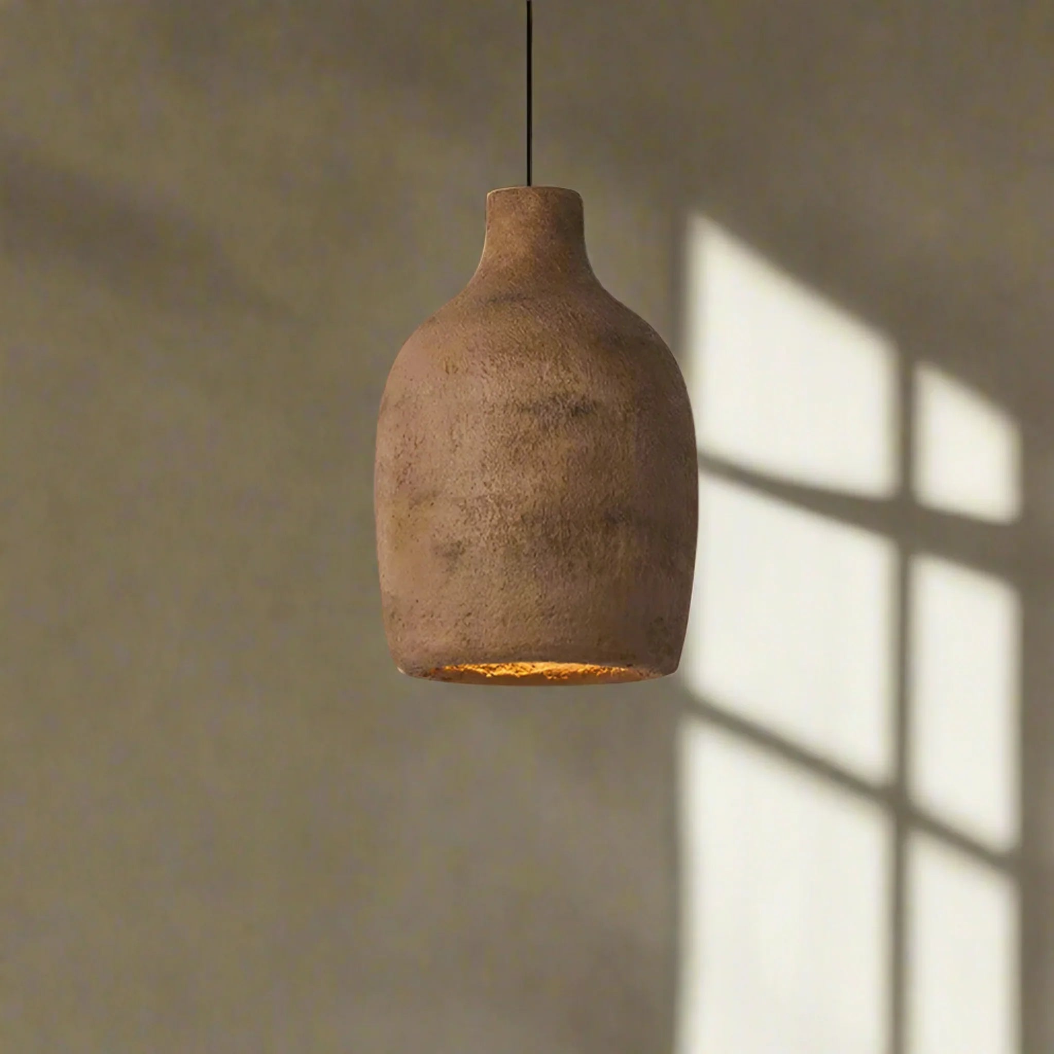 Kvelda Modern Resin Pendant Light – Nordic Home Glow, DIA 11.8’’ (30cm), Ceiling Fixtures, for Dining Room