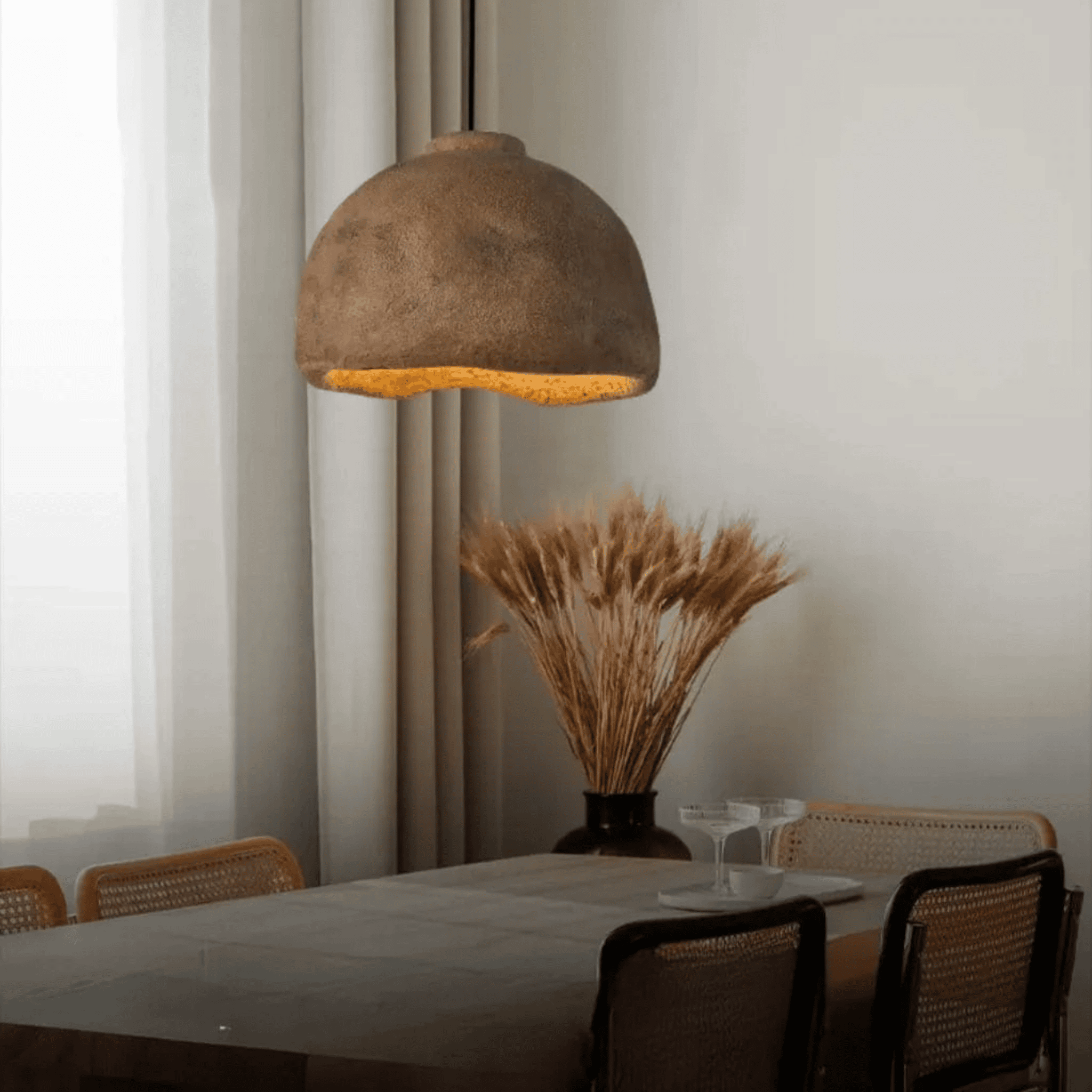 Kvelda Modern Resin Pendant Light – Nordic Home Glow, Ceiling Fixtures, for Dining Room