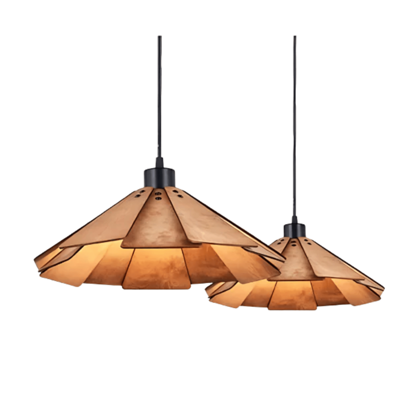 Wabi-Sabi Walnut Pendant Lamp - Skonne Nordic Home, Ceiling Light Fixtures, Kveldro