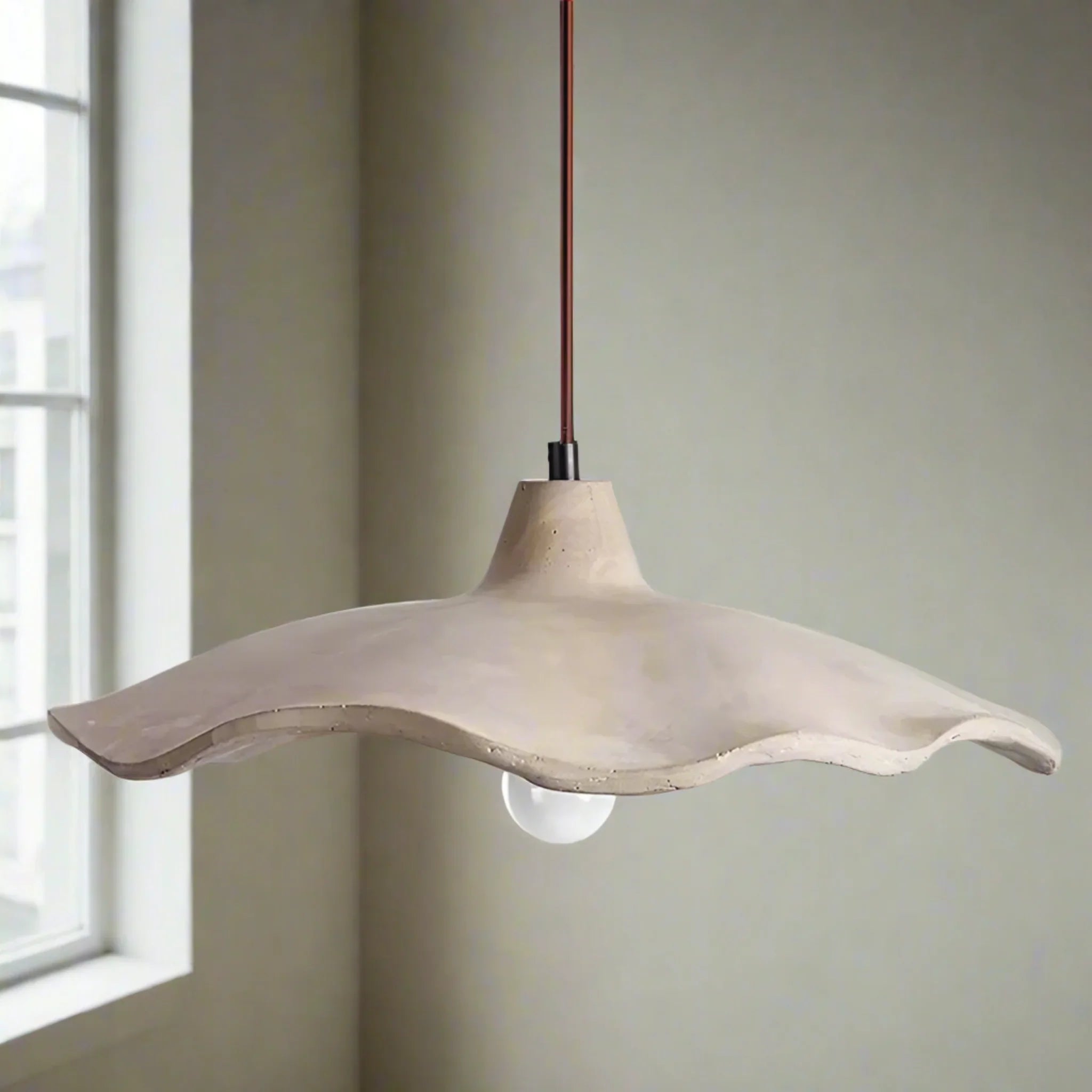 White Lotus Pendant Light — Minimalist LED Fixture, Ceiling Fixtures, Lilja