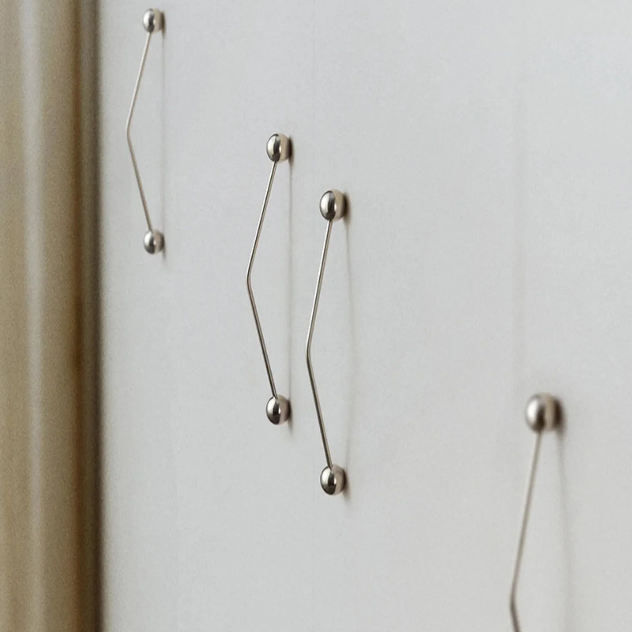 Linja Minimalist Solid Brass Pull Handle Titanium, Cabinet Knobs & Handles