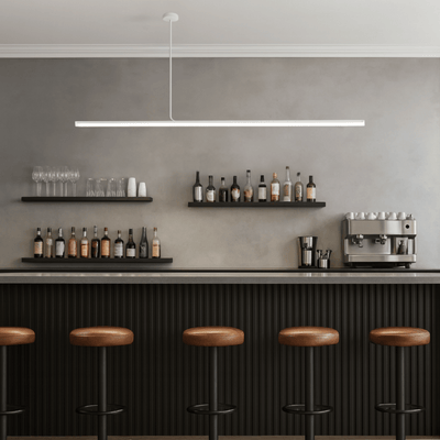 Dimmable Nordic Linear LED Pendant Light | Skonne, Small / Warm White, Ceiling Fixtures, Linje for Dining