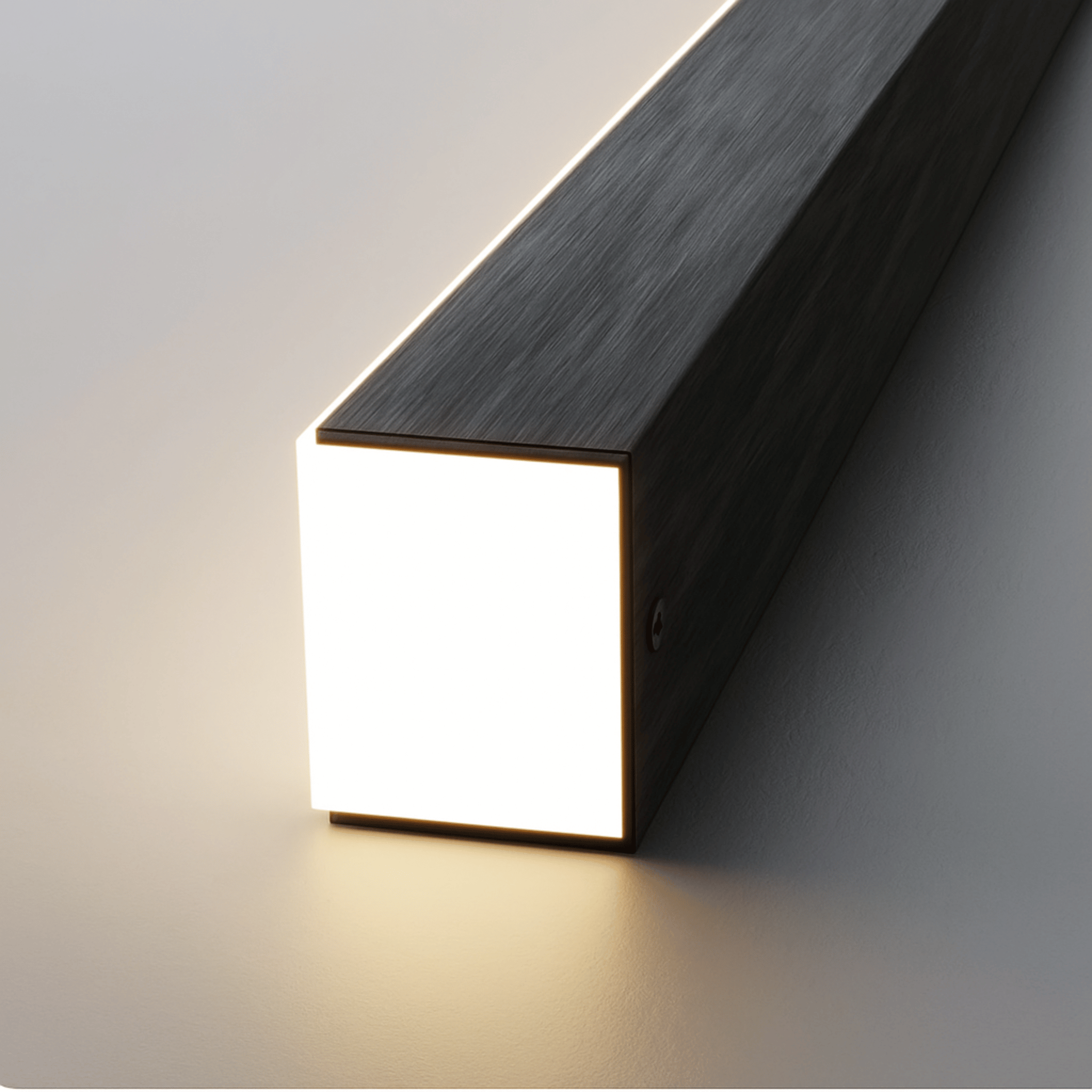 Linné Black Linear LED Pendant Light by Skonne, Ceiling Fixtures, Minimalist