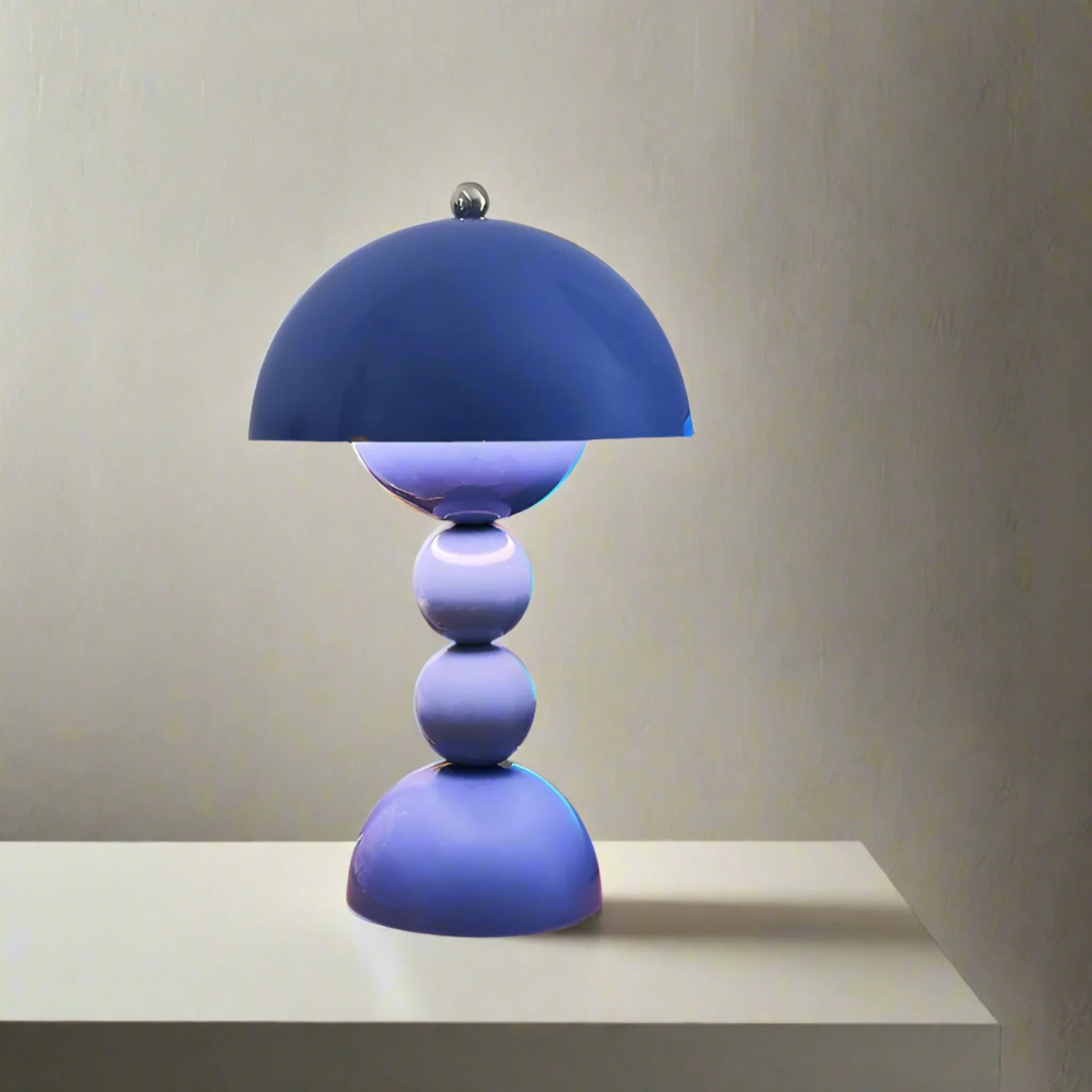 Lysa Nordic Touch LED Table Lamp — 3 Light Modes, Blue, Lamps,