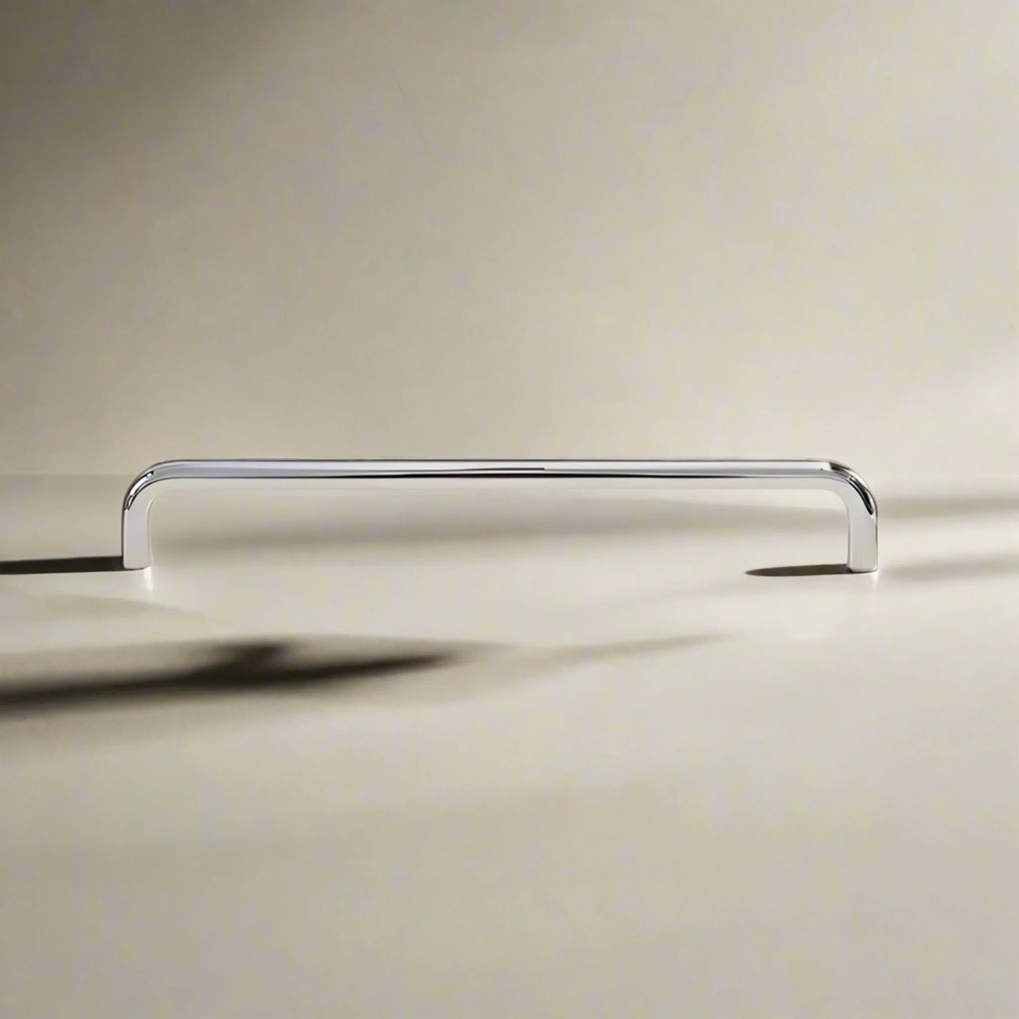 Lysbar Silver Chrome Pull Handle for Cabinets, L8.8’’ (22.4m), Cabinet Knobs & Handles, Brass