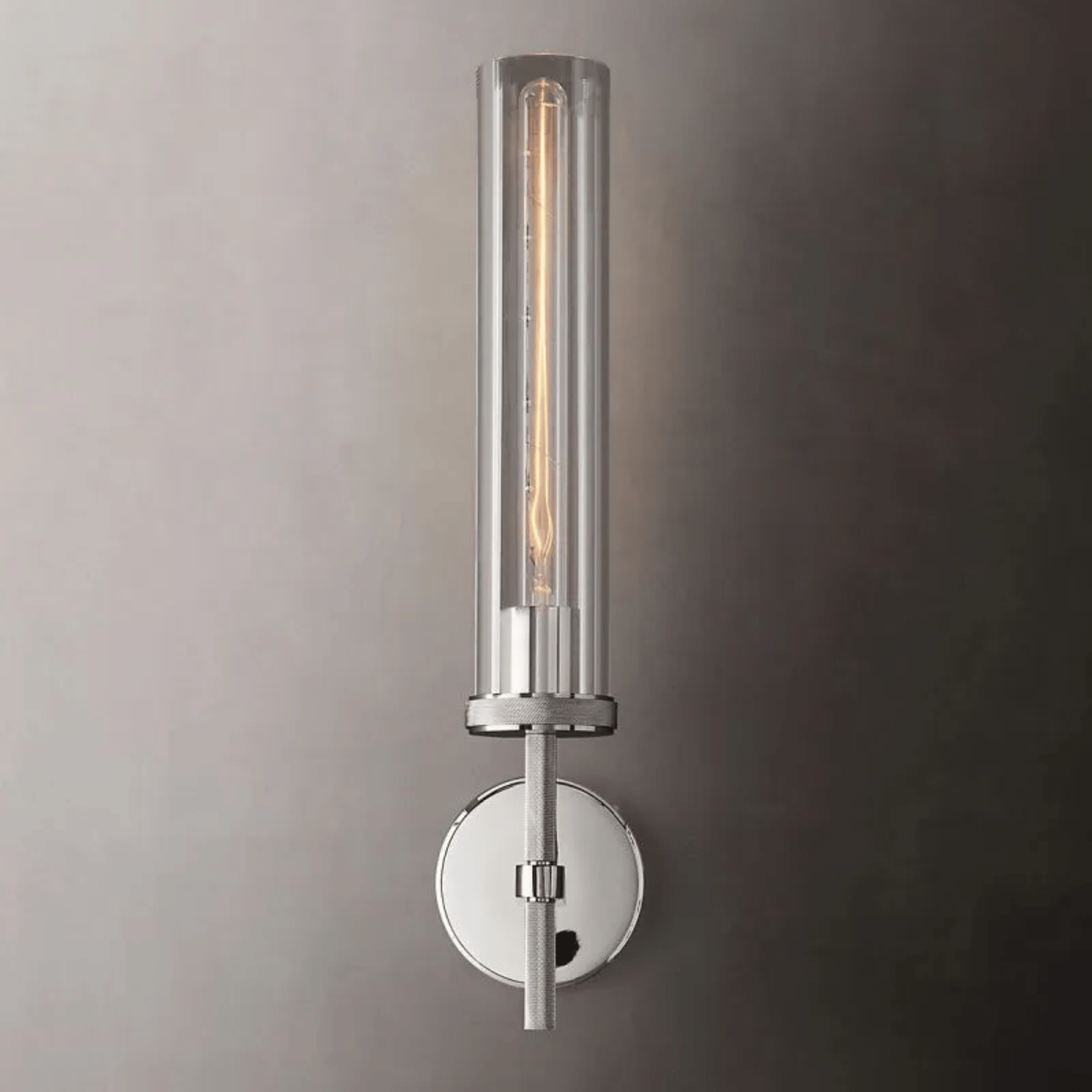 Modern Brass Crystal Wall Sconce - Warm 3000K Glow, Light Fixtures, Lyseld