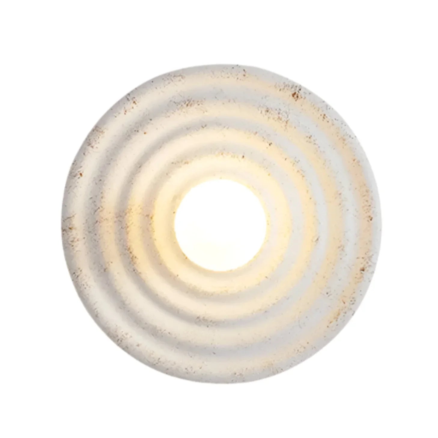 Lysring Circular LED Wall Light for Bedroom Decor, Fixtures, Wabi-Sabi Style