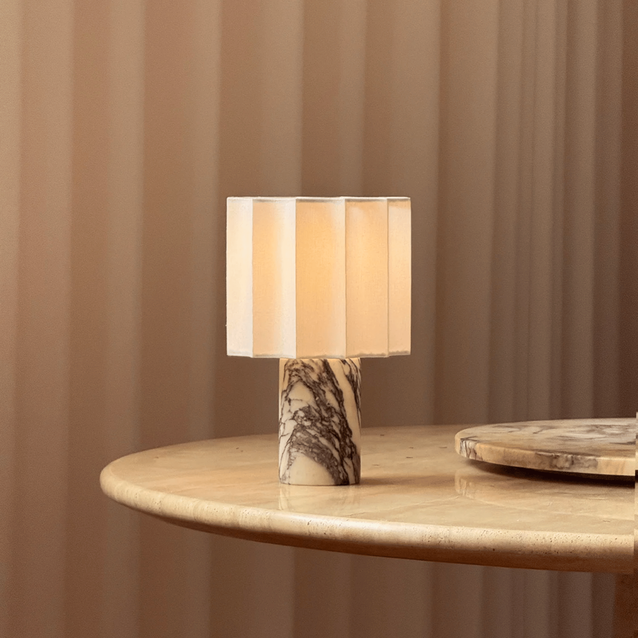 Lyssten Nordic Marble Table Lamp with USB Charging, Lamps, Dimmable Touch
