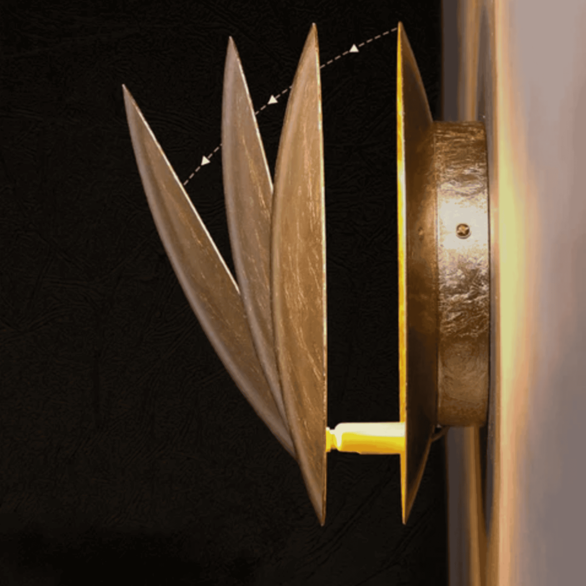 Måneglo LED Round Wall Sconce Modern Nordic Design, Light Fixtures, Warm Ambiance