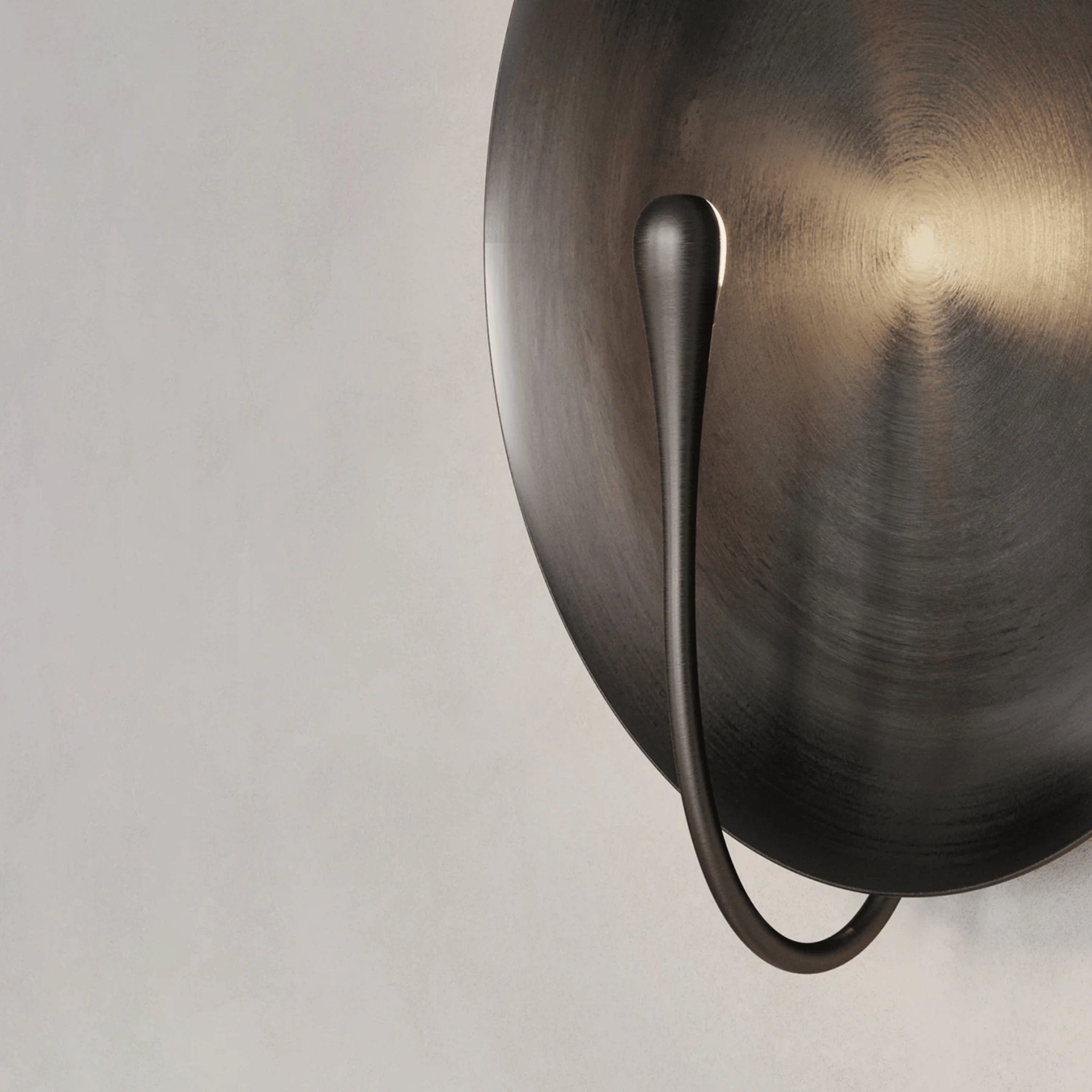 Modern Stainless Steel Round Disc Wall Light Lamp, Fixtures, Manglo