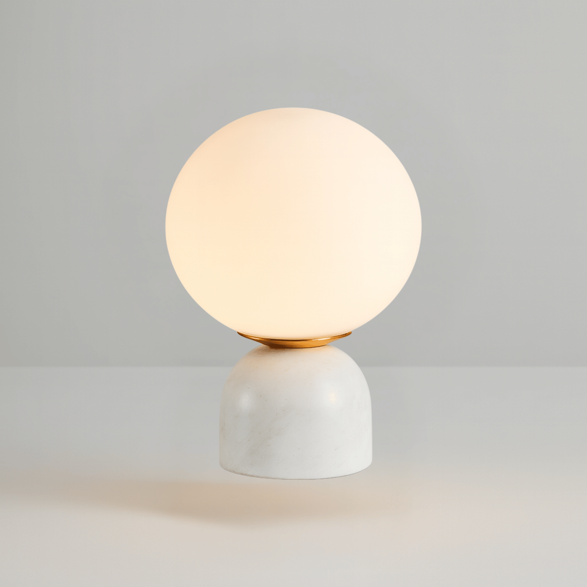 Marvei Marble Globe Table Lamp Warm Ambient Light, Lamps, Nordic Minimalist