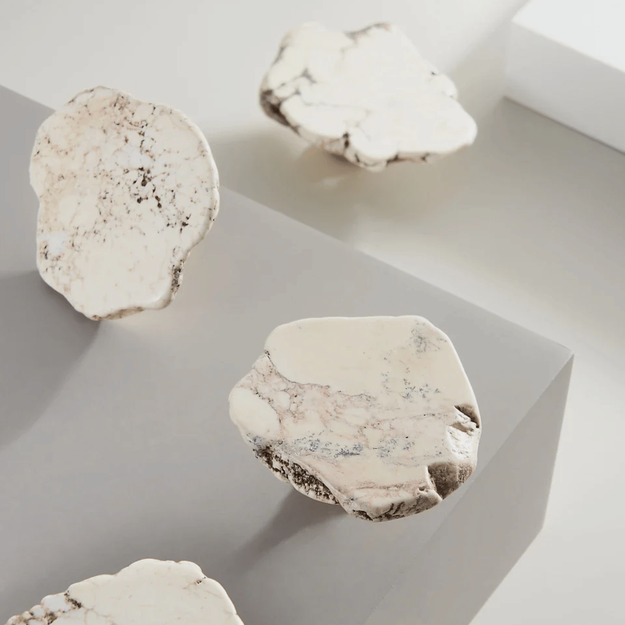 Marble Brass Cabinet Knob — Handcrafted Home Hardware, Knobs & Handles, Marvei Natural Drawer Pull Handle