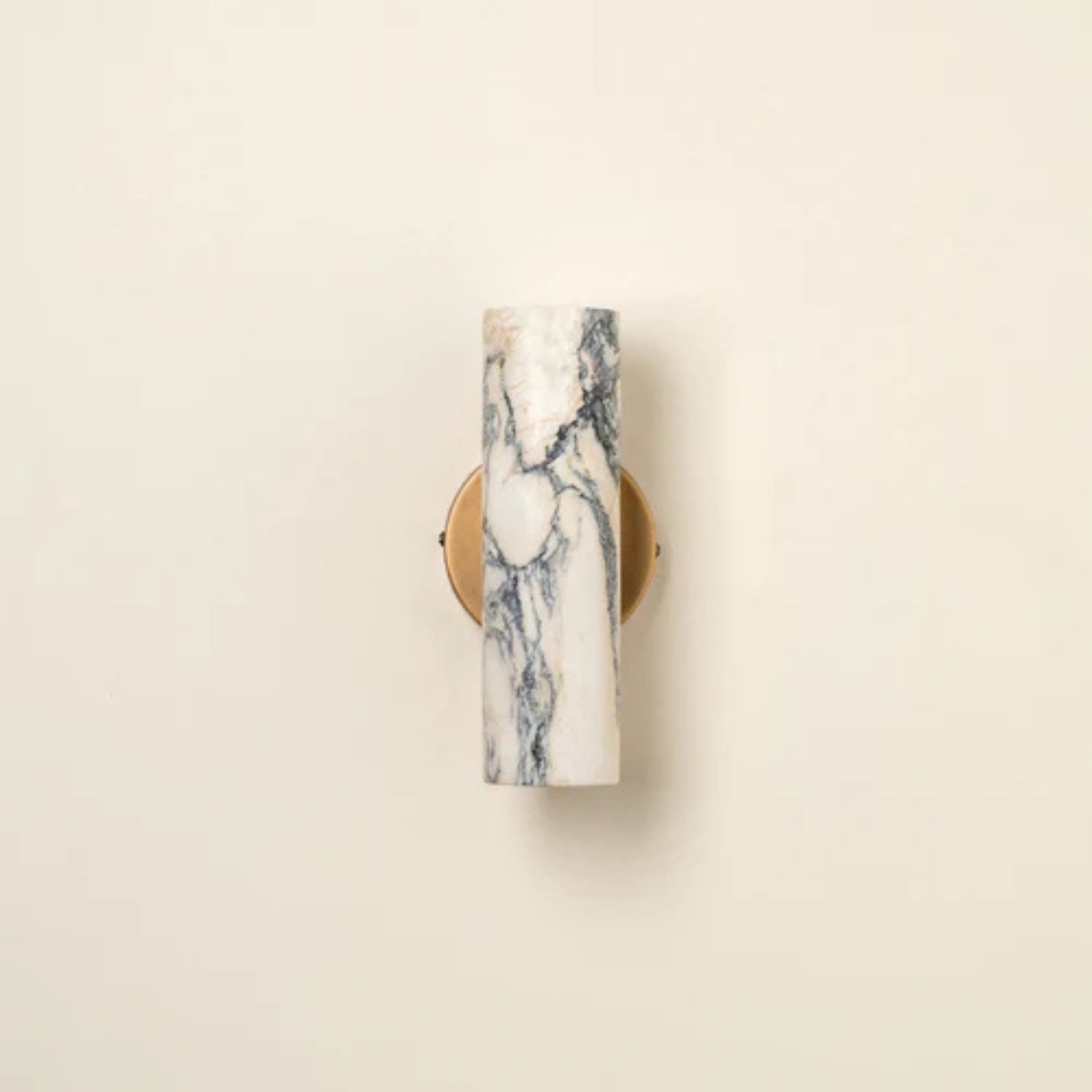 Sculptural Marble Wall Lamp Dual LED for Luxury Homes, Light Fixtures, Marveld Natural Sconce