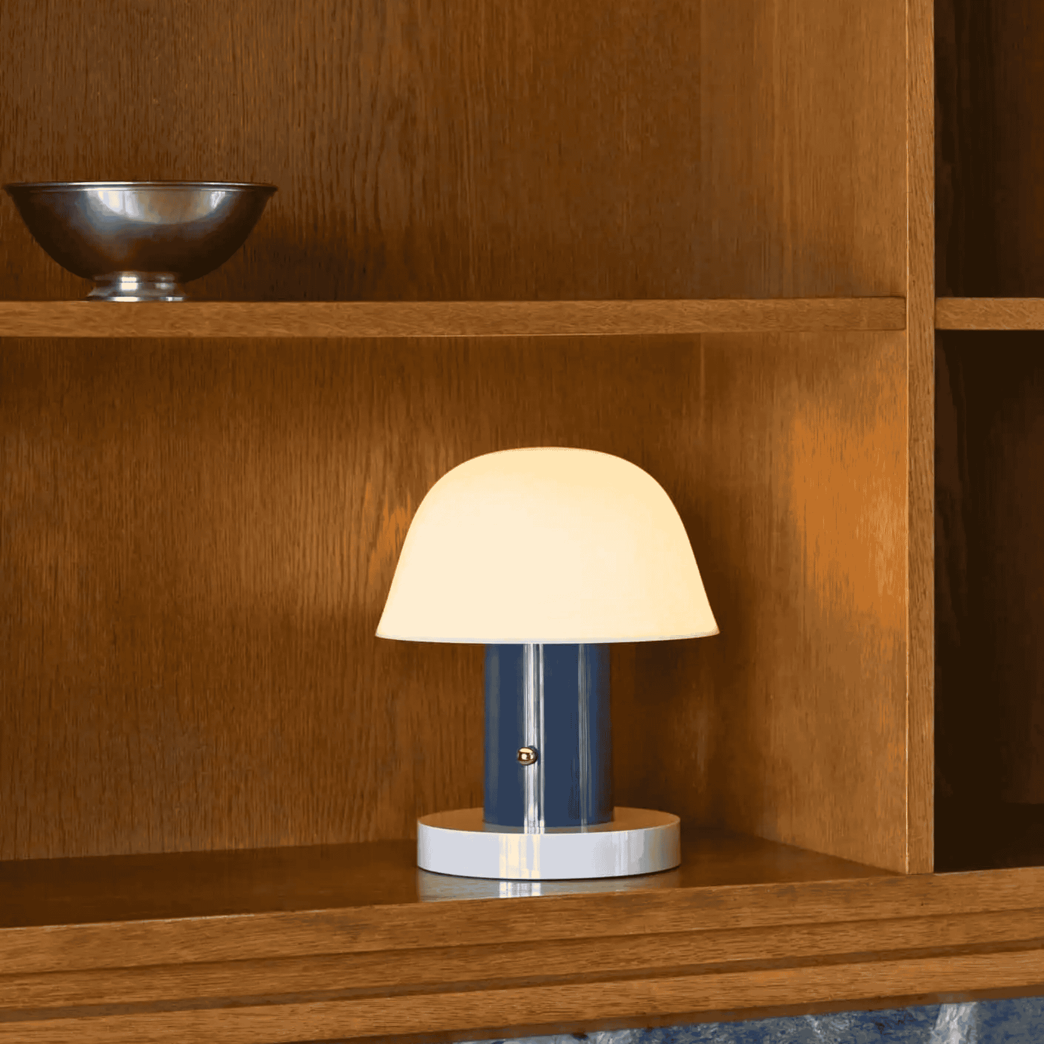 Shop Mykva Dimmable Mushroom LED Table Lamp Nordic, Lamps, USB