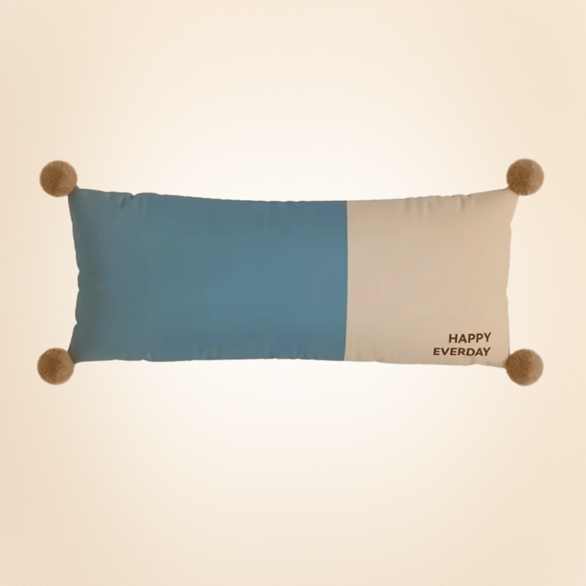 Mysra Soft Velvet Pom Bolster Pillow Nordic Style, Throw Pillows, Scandinavian