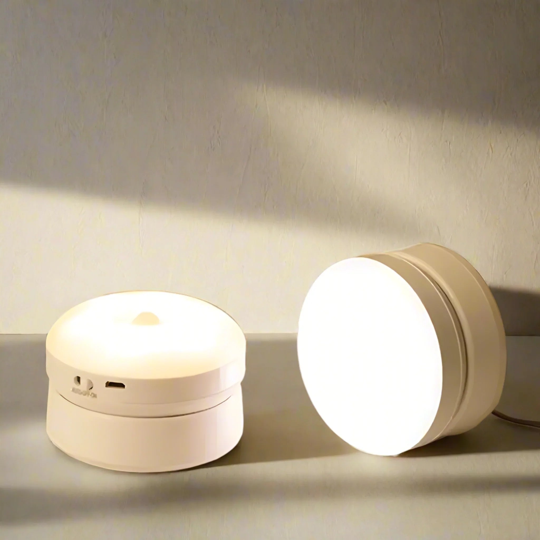 LED Motion Sensor Night Light – Wireless Warm Glow, Wall Fixtures, Nattglo