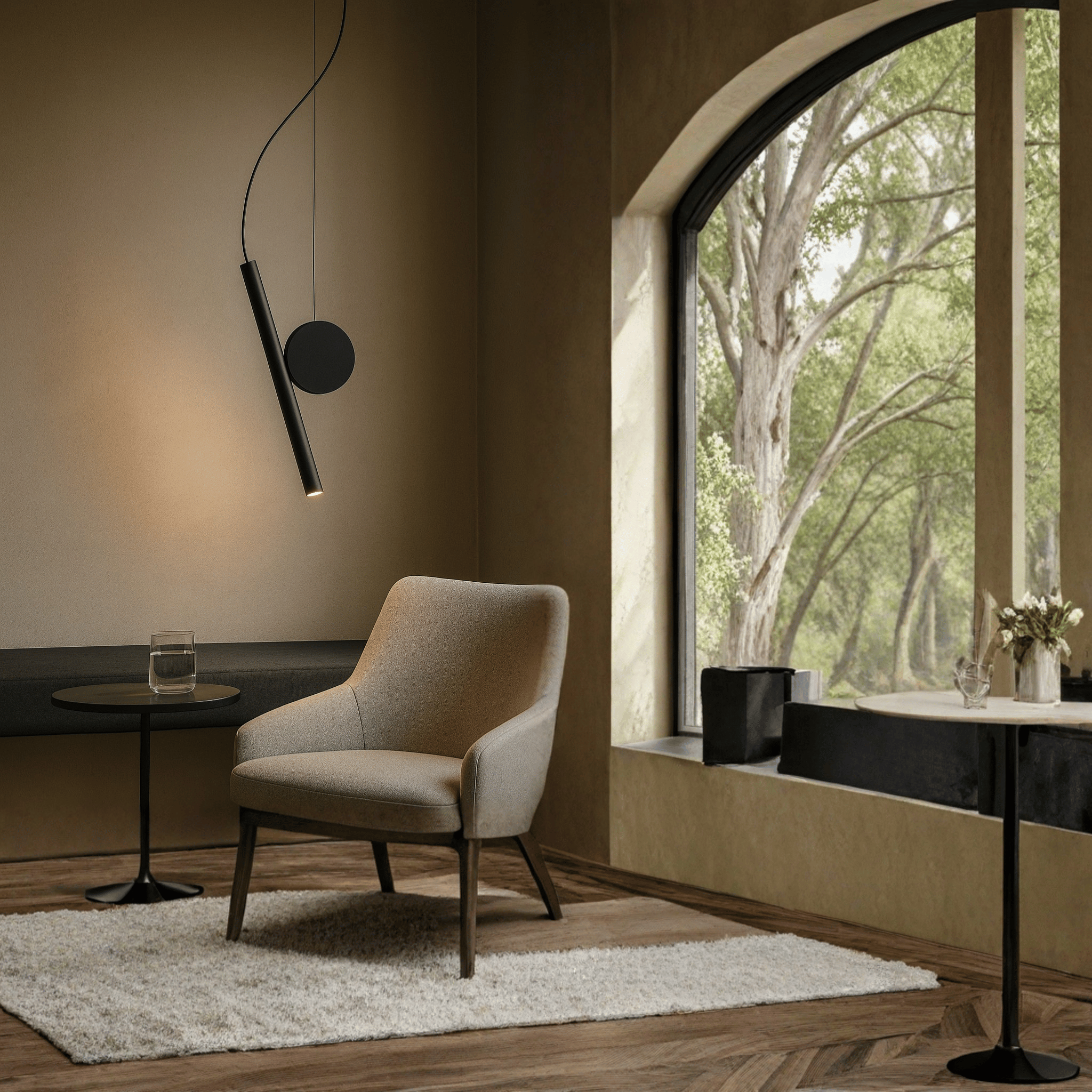 Rikta Adjustable LED Pendant Light for Modern Homes, Ceiling Fixtures, Minimalist