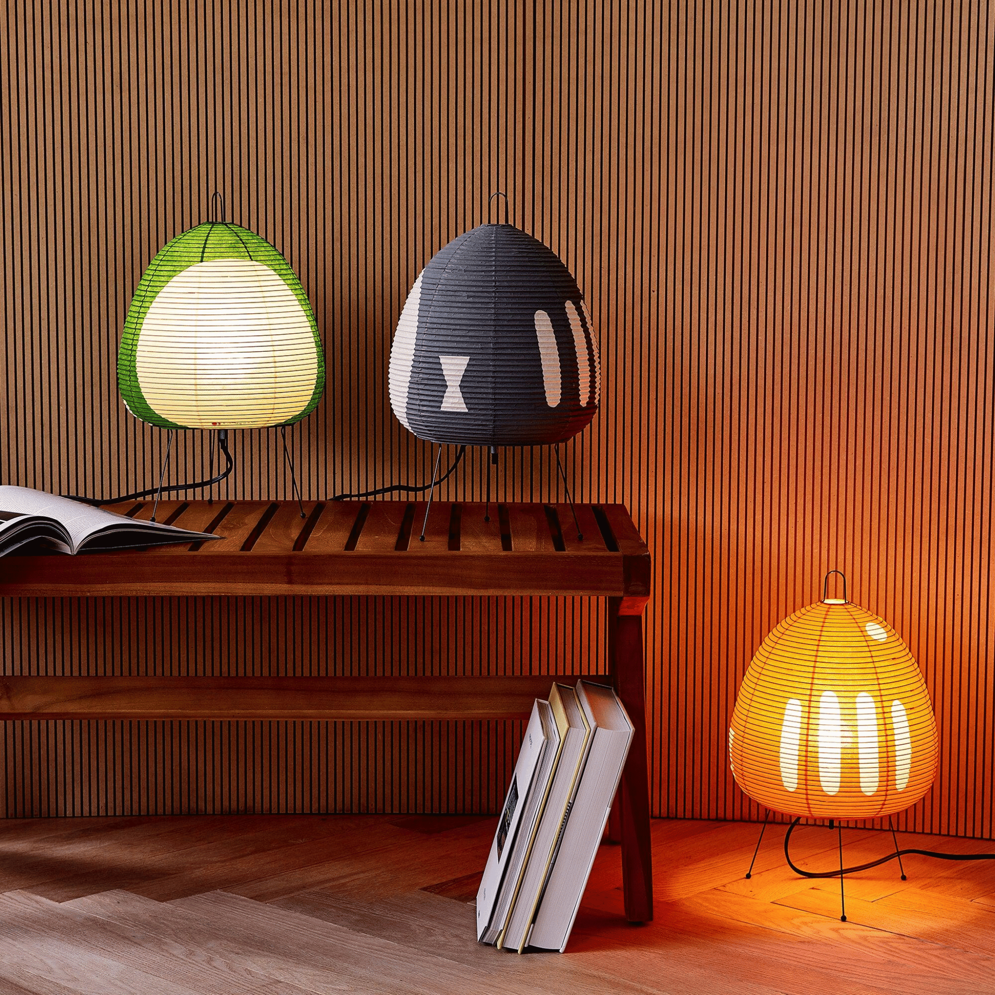 Shiro Rice Paper Lamp Minimalist Ambient LED Decor, Table Lamps, Nordic