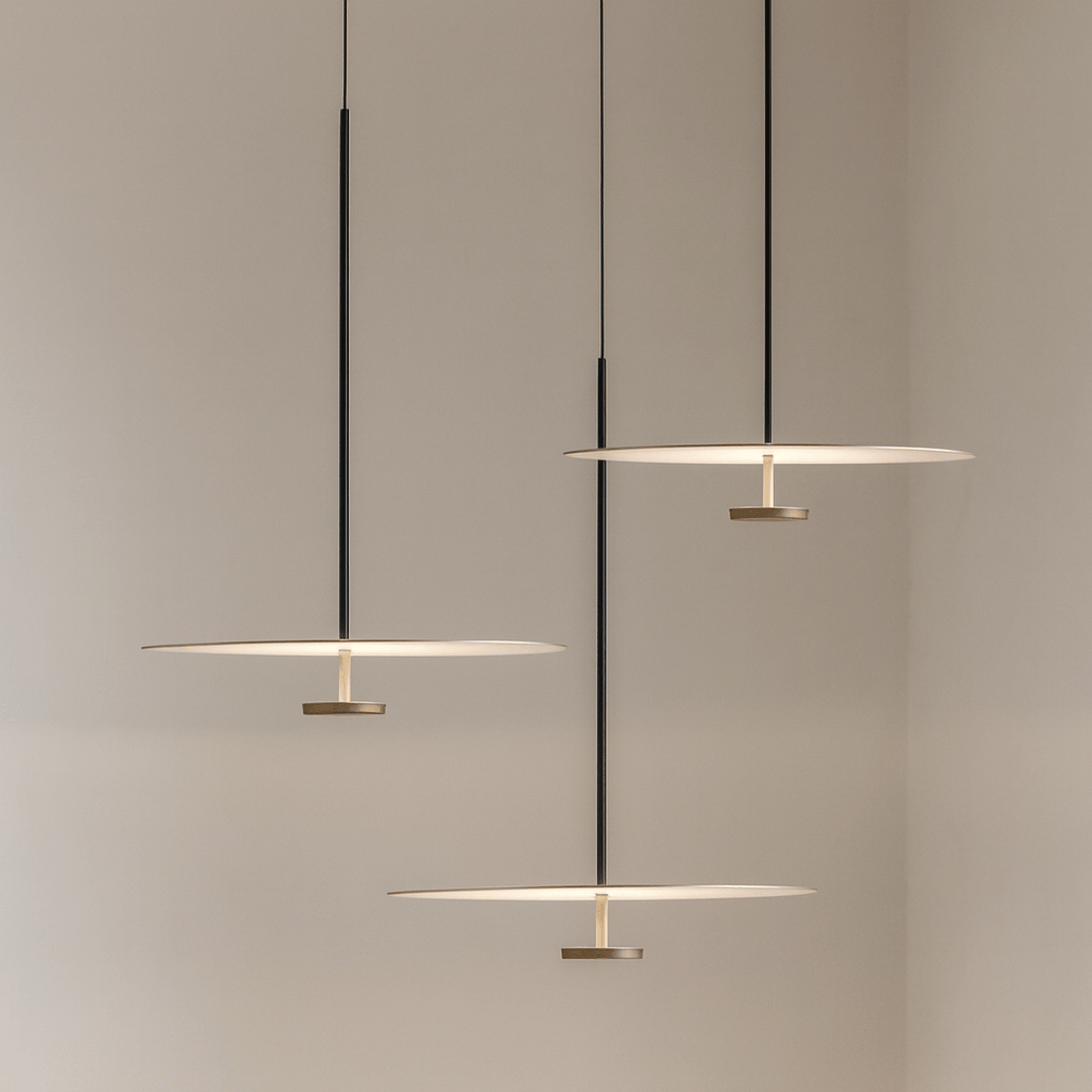 Skiva Scandinavian Saucer Pendant Light for Dining, Small, Ceiling Fixtures, Nordic LED