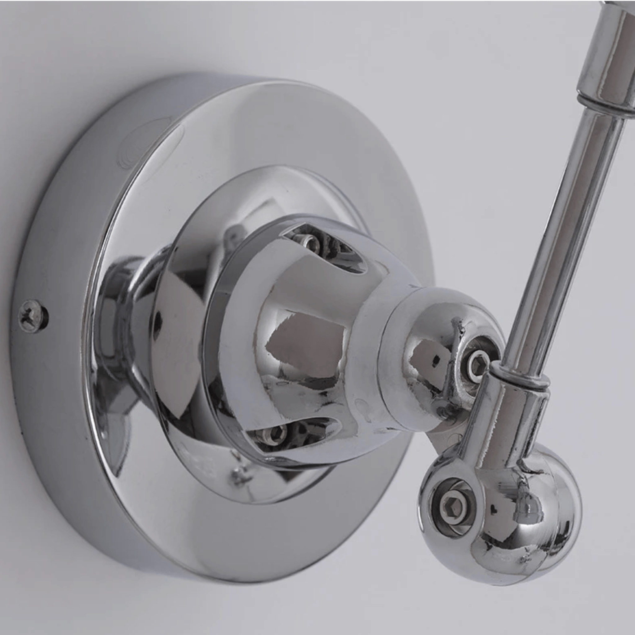 Adjustable Silver Industrial Wall Light - Skonne, Fixtures, Skjold Lamp