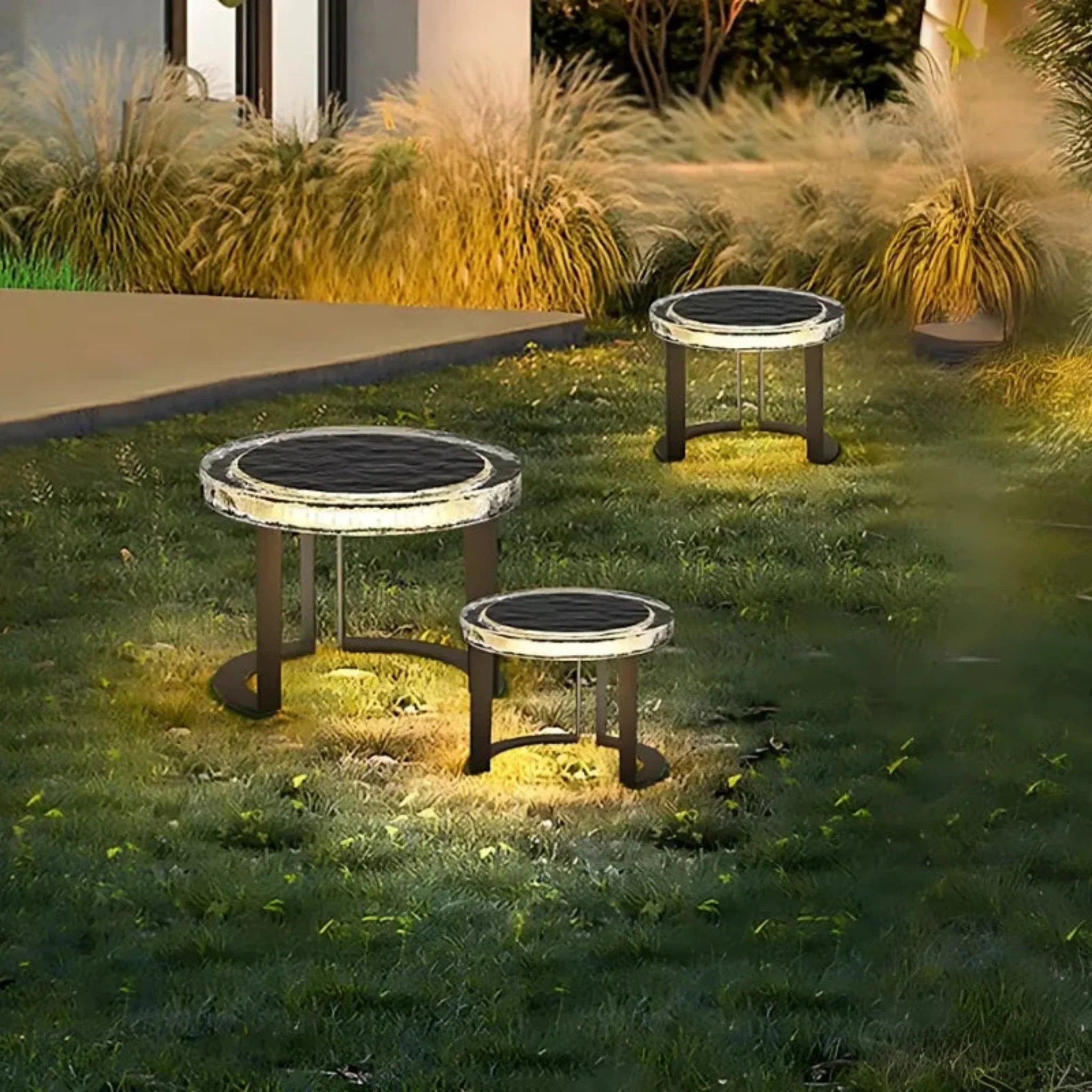 Solar Powered Garden Table with LED Lights | Skonne, Landscape Pathway Lighting, Solkveld Outdoor