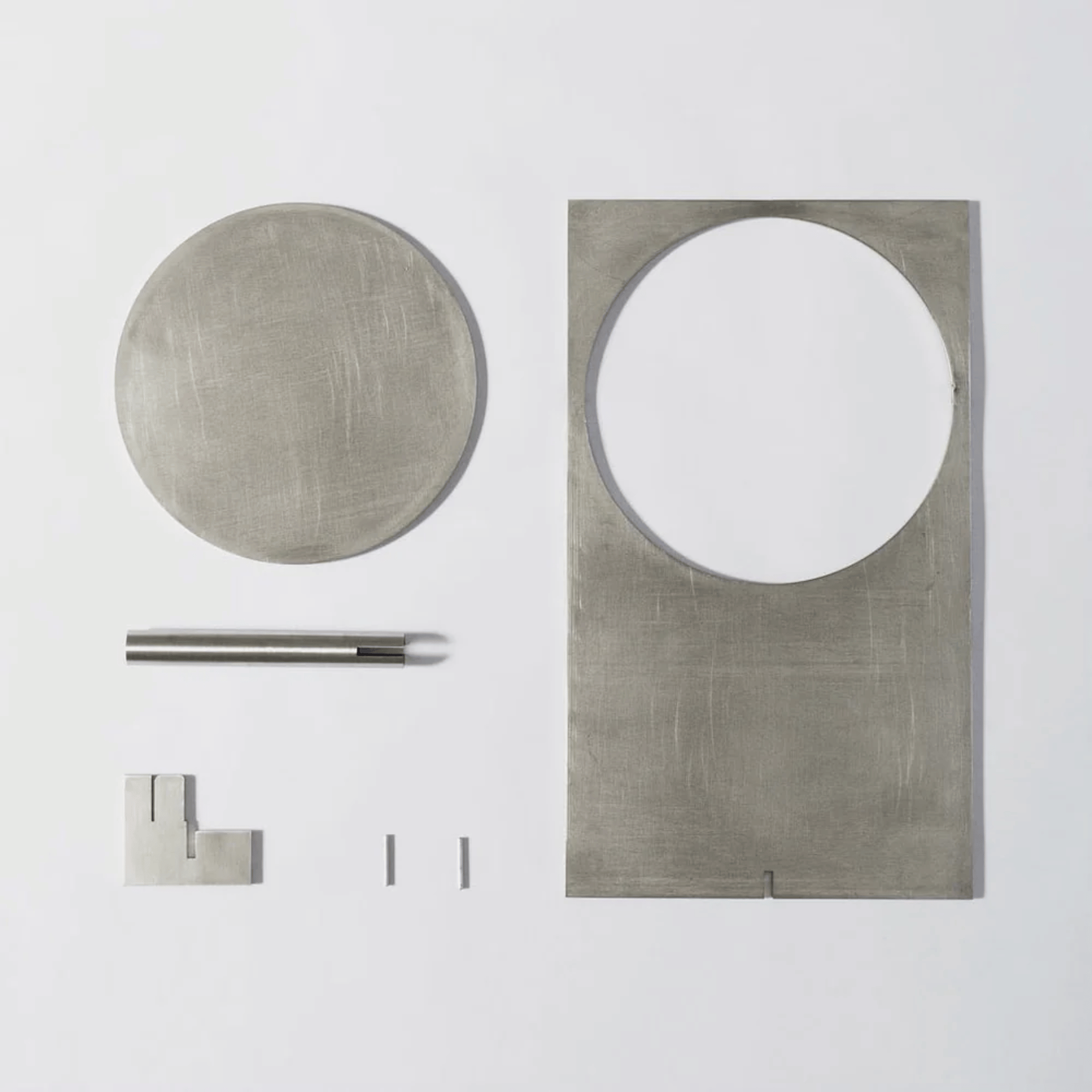 Solring Sculptural Silver Table Lamp with Warm Glow, Lamps, Modern Sunset