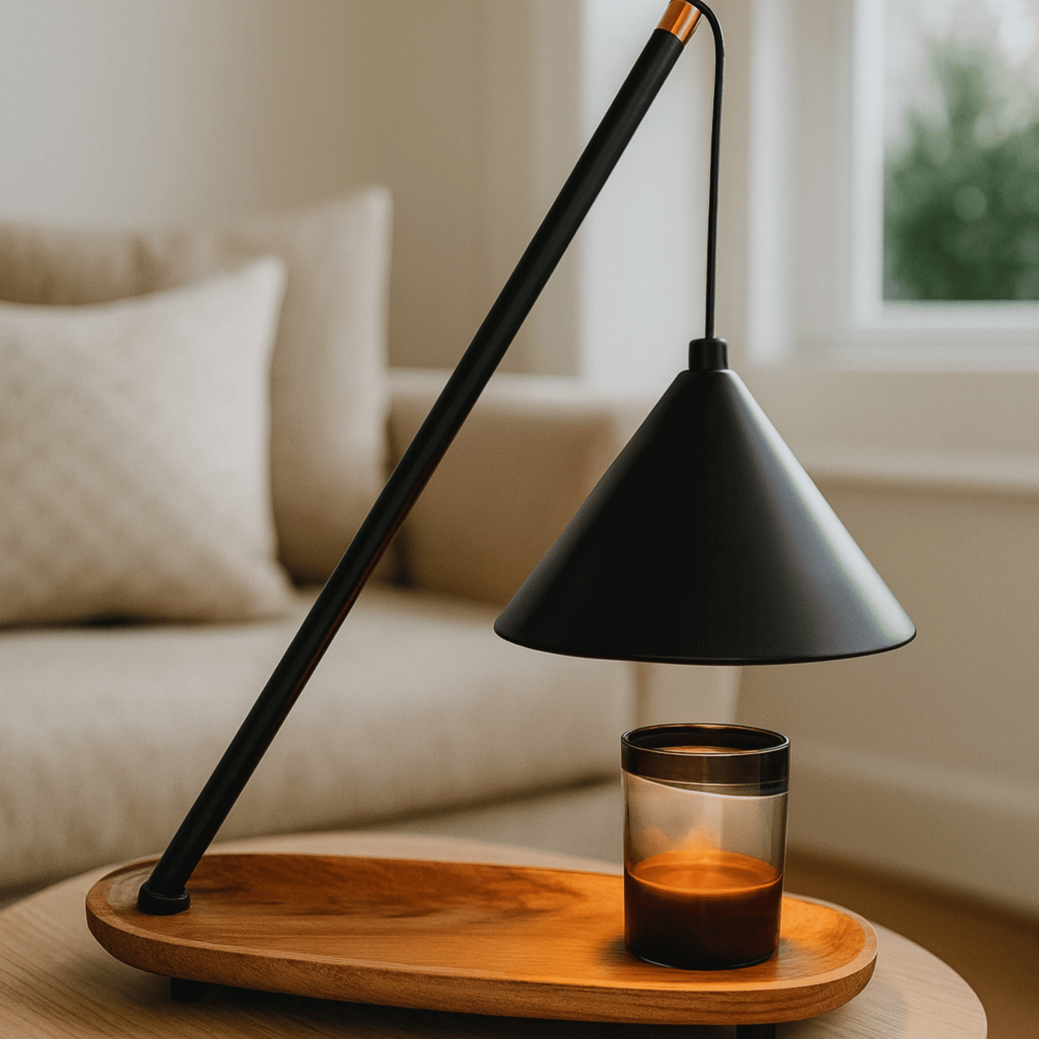 Metal Candle Warmer Lamp Nordic Ambient Table, Lamps, Solvar Light