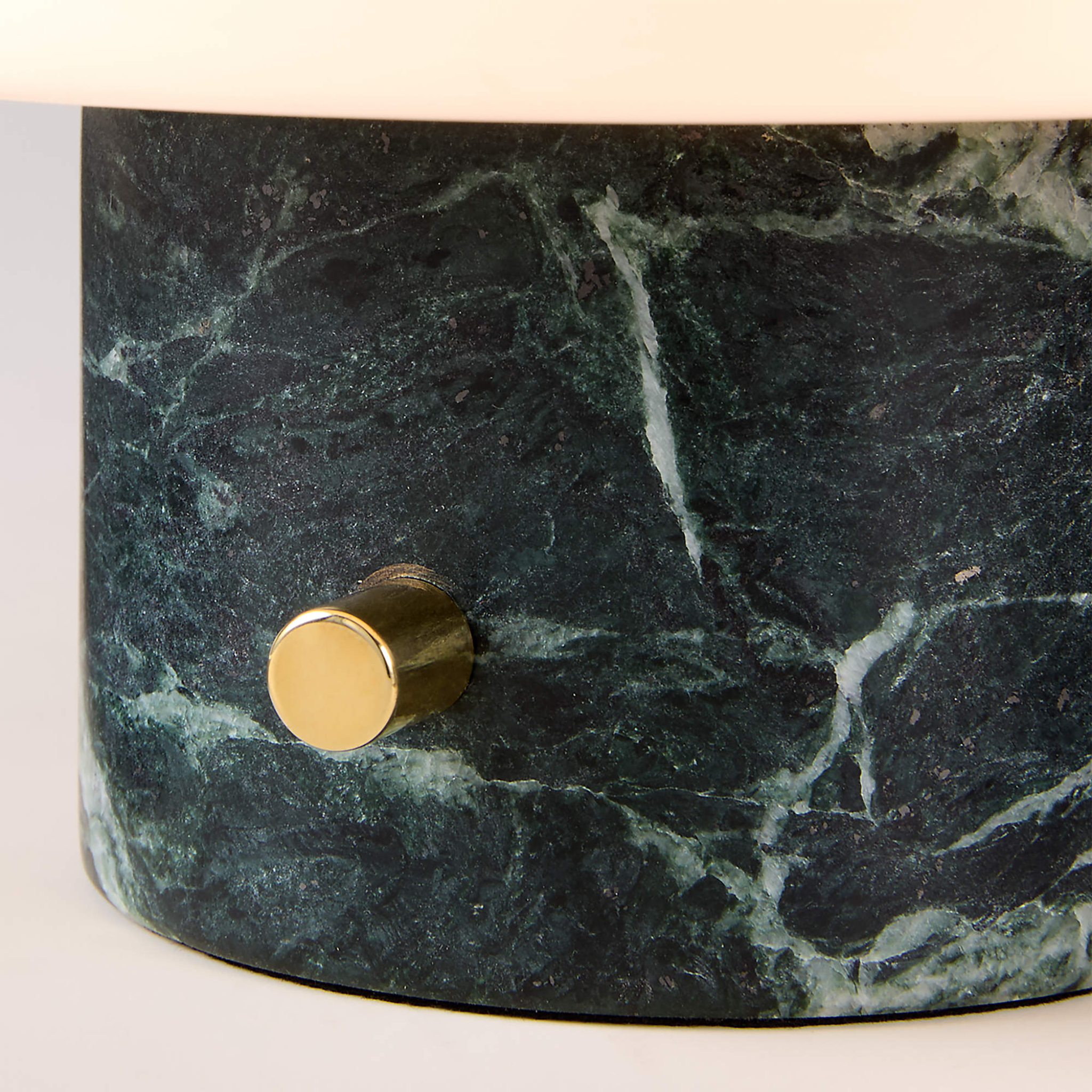 Stacked Green Marble Table Lamp for Modern Interiors, Lamps, Steina Nordic
