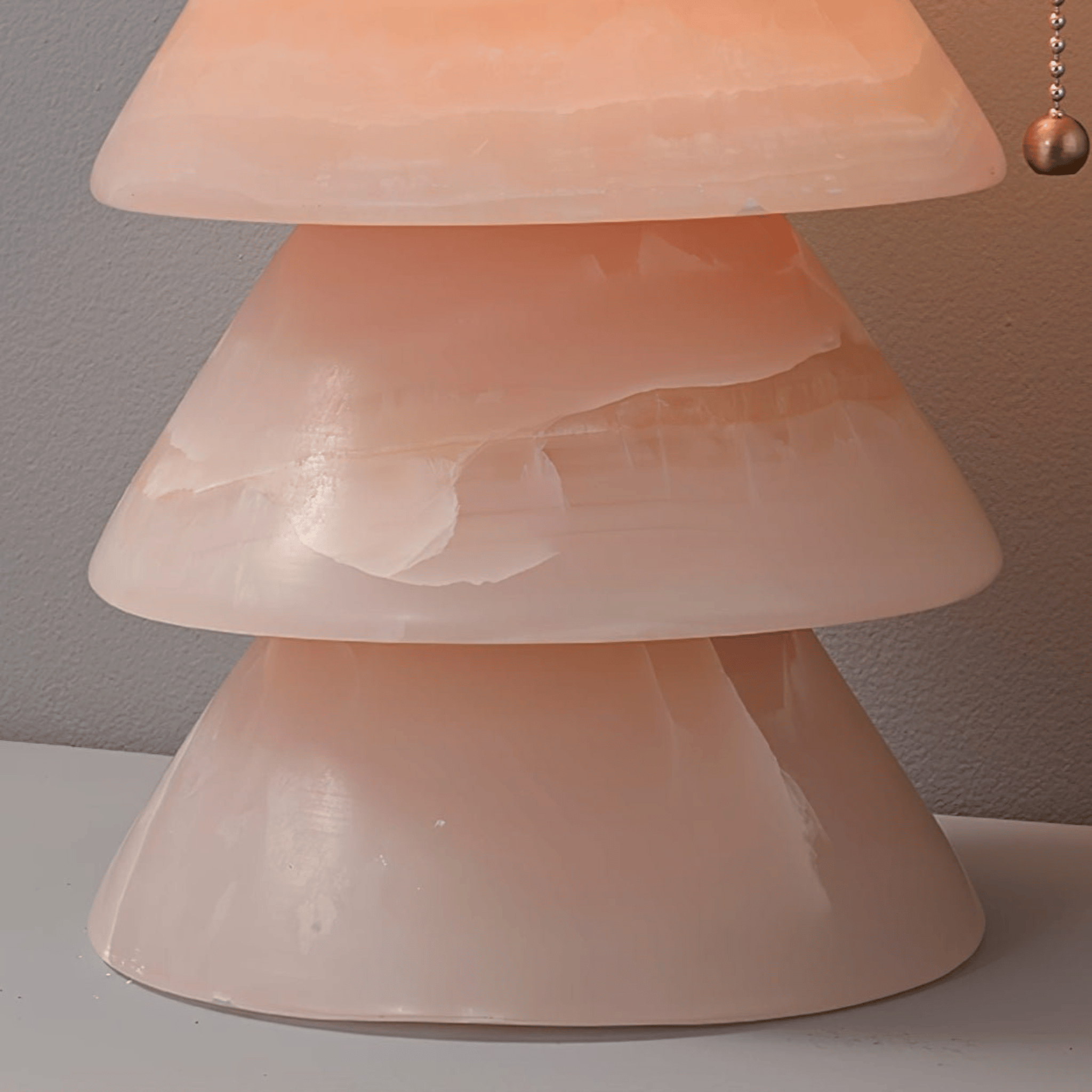 Marble Jade Table Lamp Sculptural Nordic Design, Lamps, Steinglo