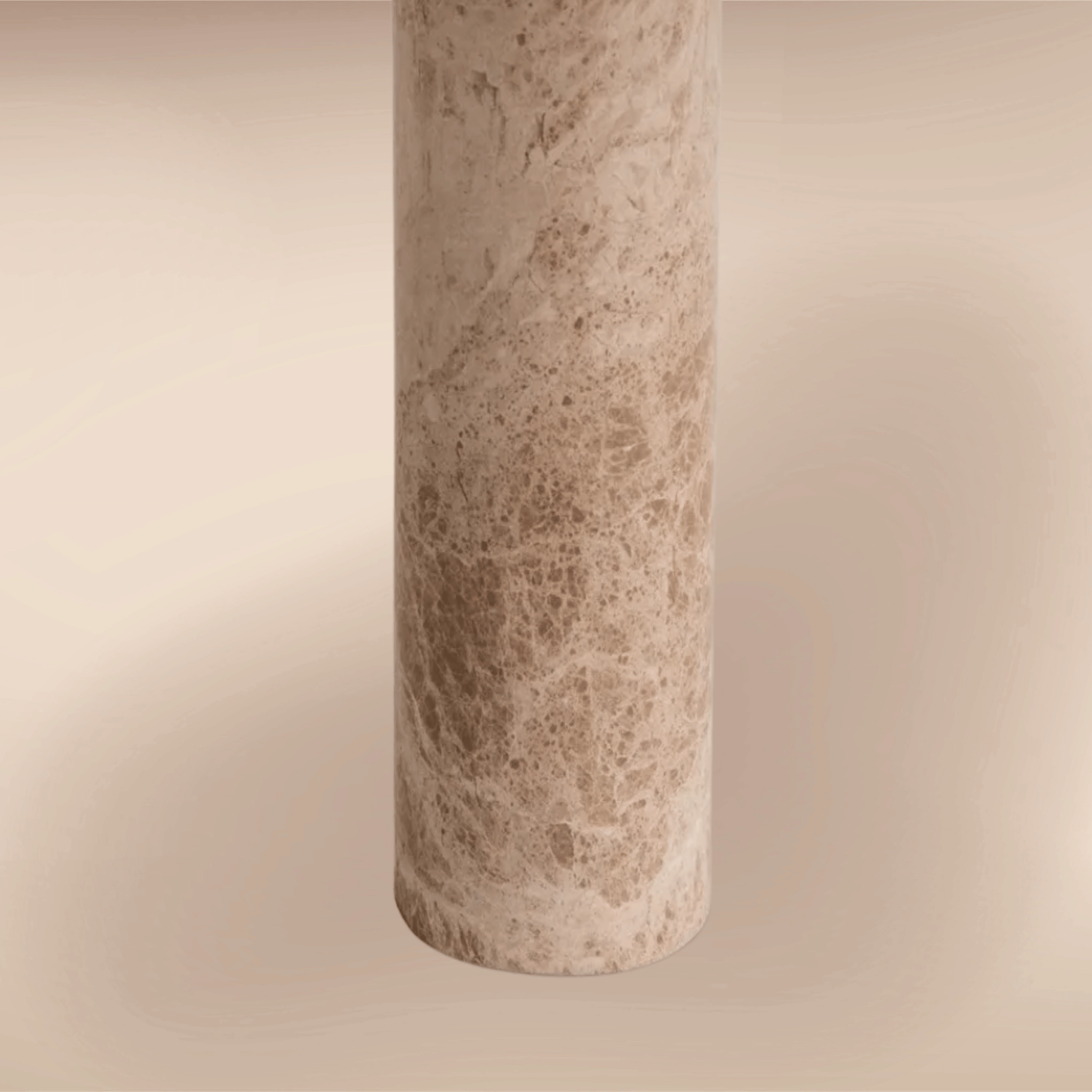 Natural Marble Table Lamp with Linen Shade | Skonne, Lamps, Steiva Nordic Style