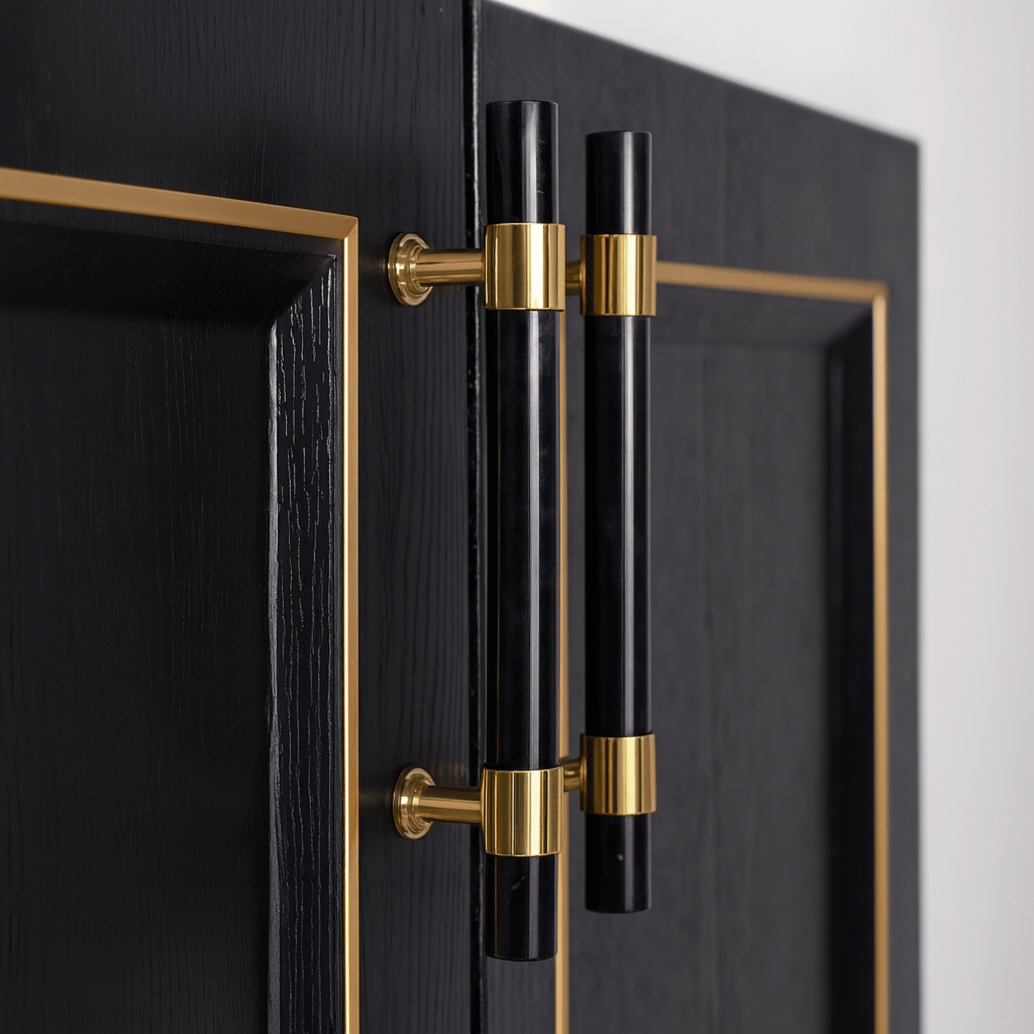 Marble Brass Cabinet Pulls — Natural Stone Hardware, Knobs & Handles, Stenvei