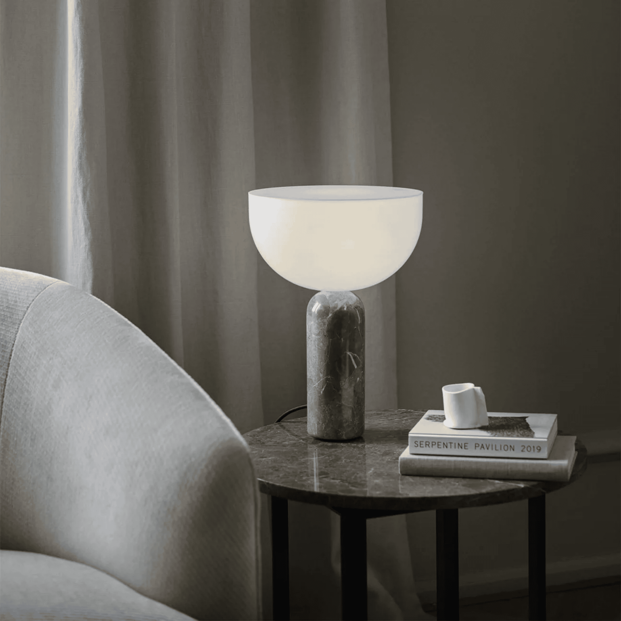 Stenvei Nordic Marble Table Lamp with USB Port, Lamps, Touch Charging