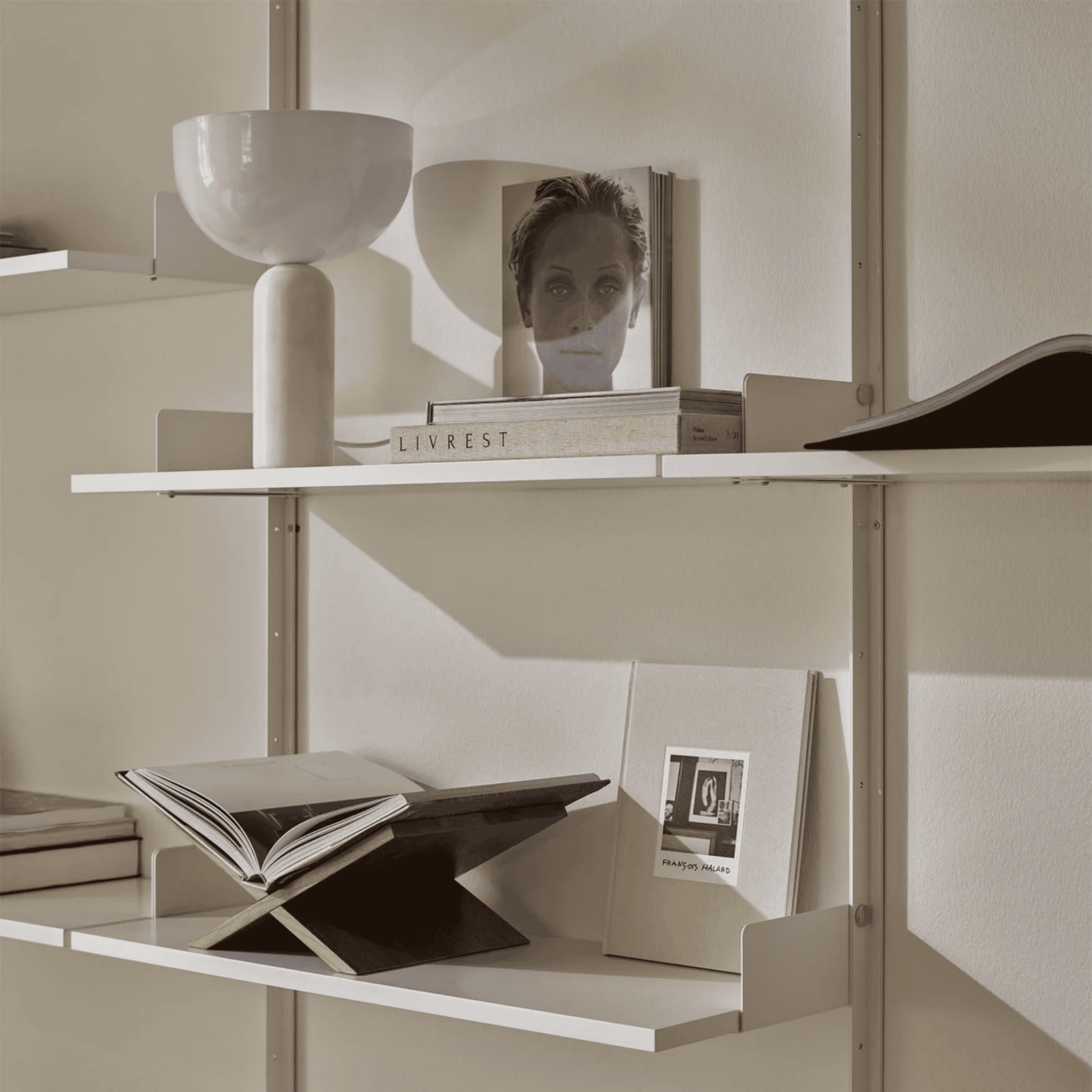 Stenvei Nordic Marble Table Lamp with USB Port, Black, Lamps, Touch Charging