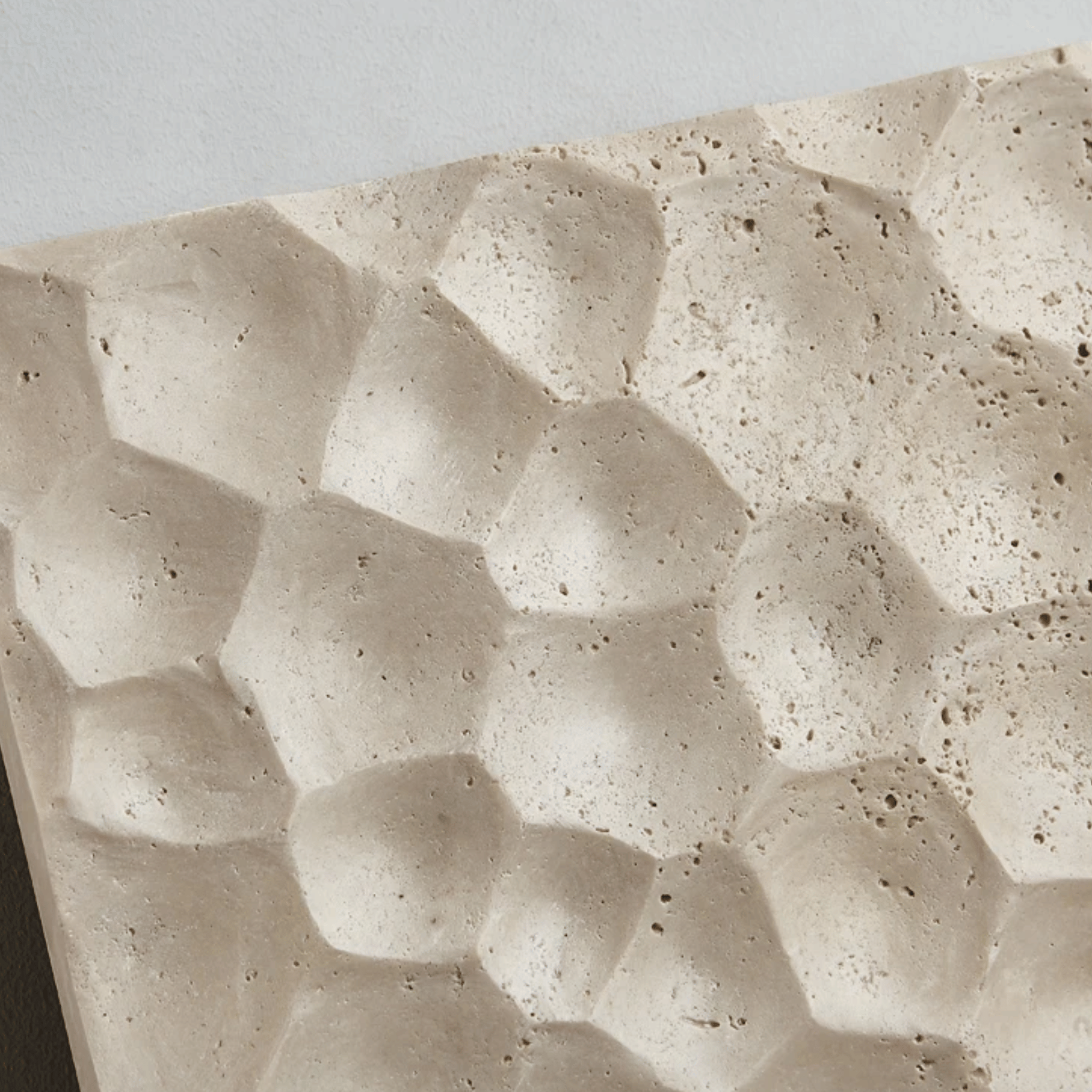 Natural Travertine LED Wall Lamp - IP65 Waterproof, Landscape Pathway Lighting, Stenvei Stone Outdoor Sconce