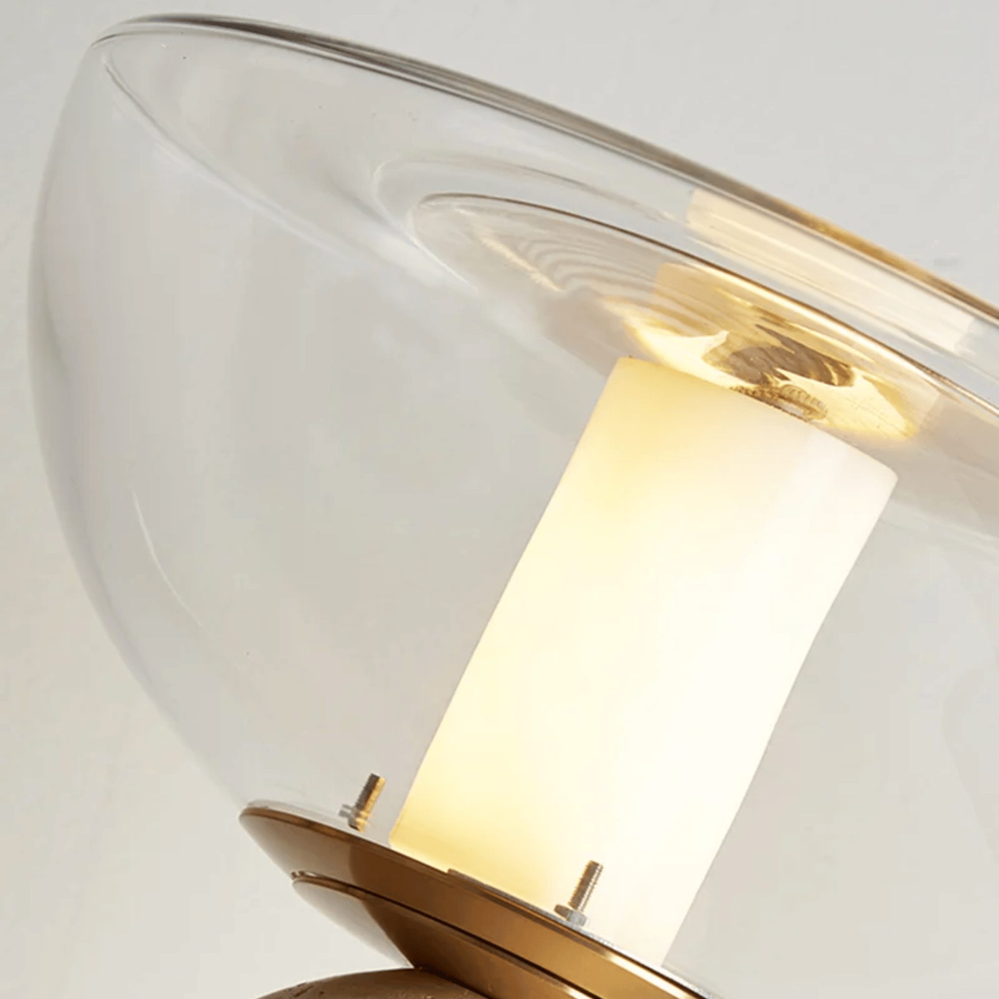 Travertine Natural Stone Table Lamp for Nordic Home, Lamps, Stenvei