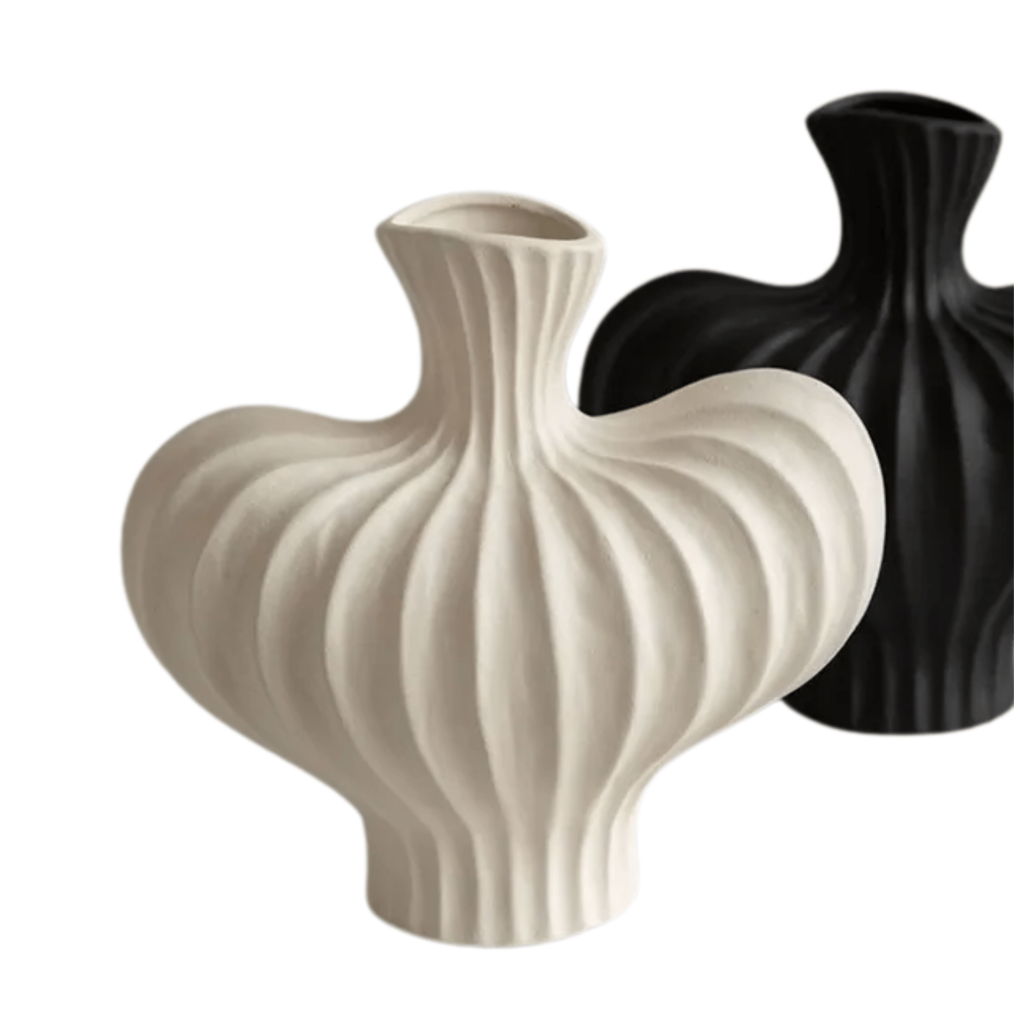 Stilla Ceramic-Look Vase – Modern Minimalist Decor, Vases, Tabletop