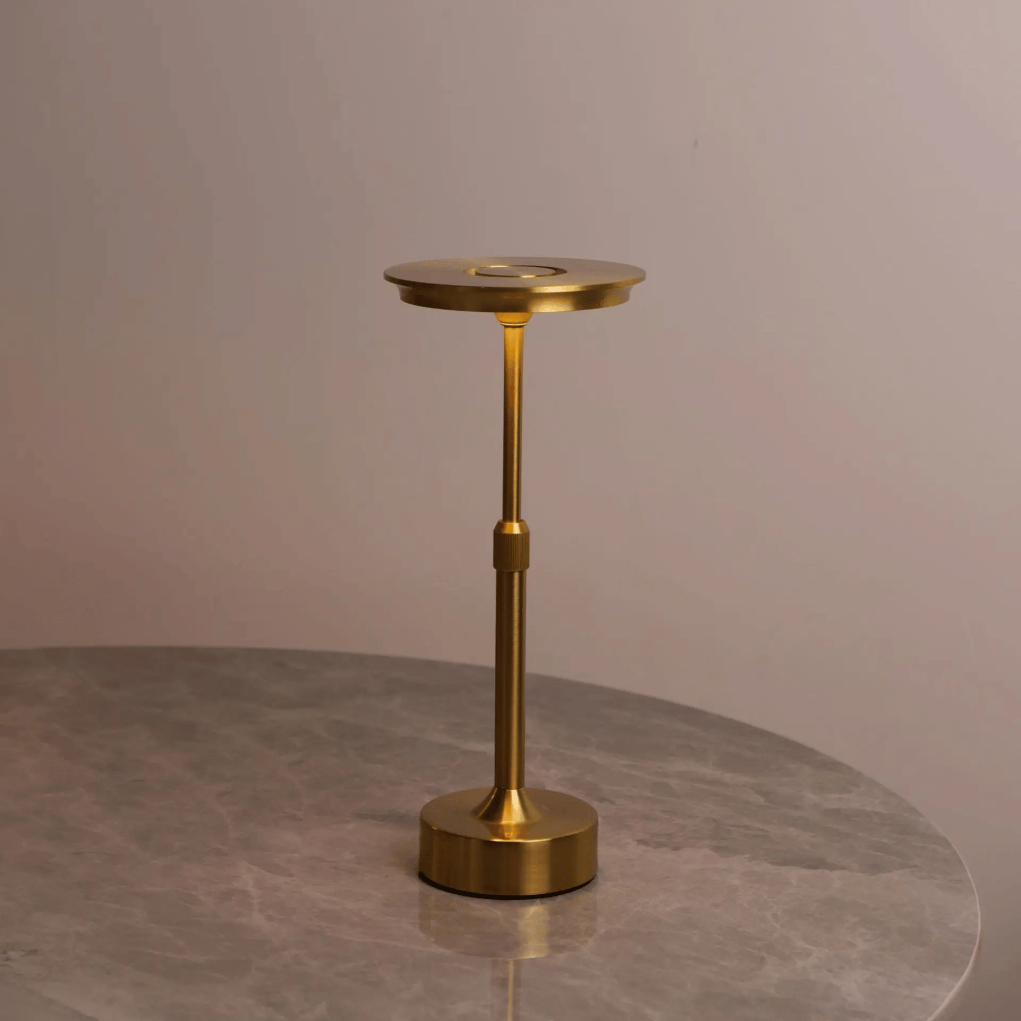 Cordless LED Table Lamp with Touch Dimmer | Skonne, Gold, Lamps, Stilla Height-Adjustable