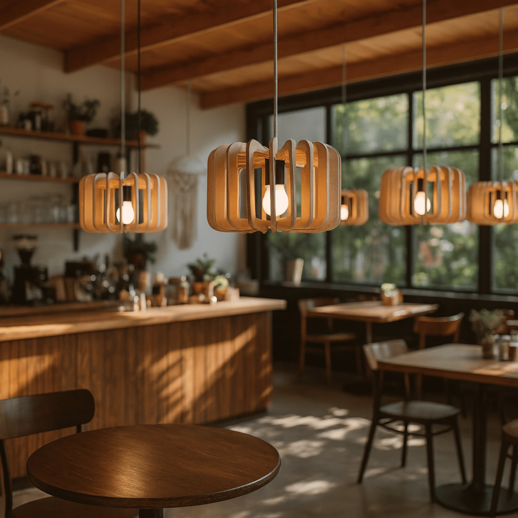 Stilla Acoustic Felt Pendant Light for Modern Spaces, Camel, Ceiling Fixtures, Chandelier