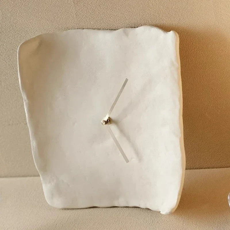 Stilla Handmade Resin Wall Clock Silent Minimalist, Clocks, Nordic