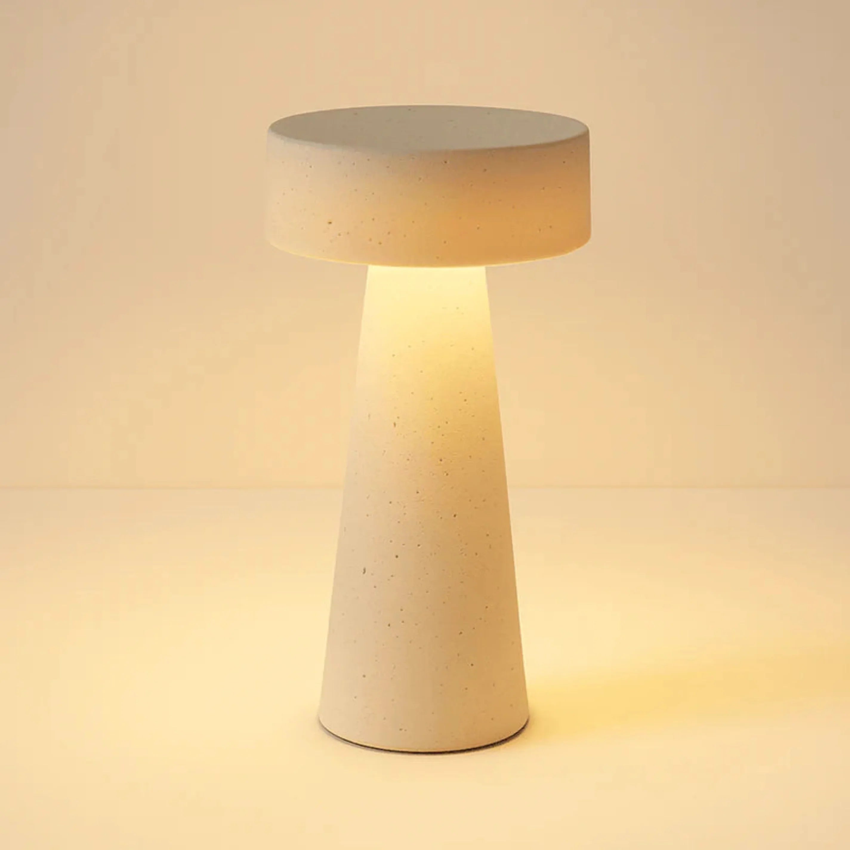 Stilla Natural Stone Table Lamp - Wabi-Sabi Style, Lamps, Handcrafted