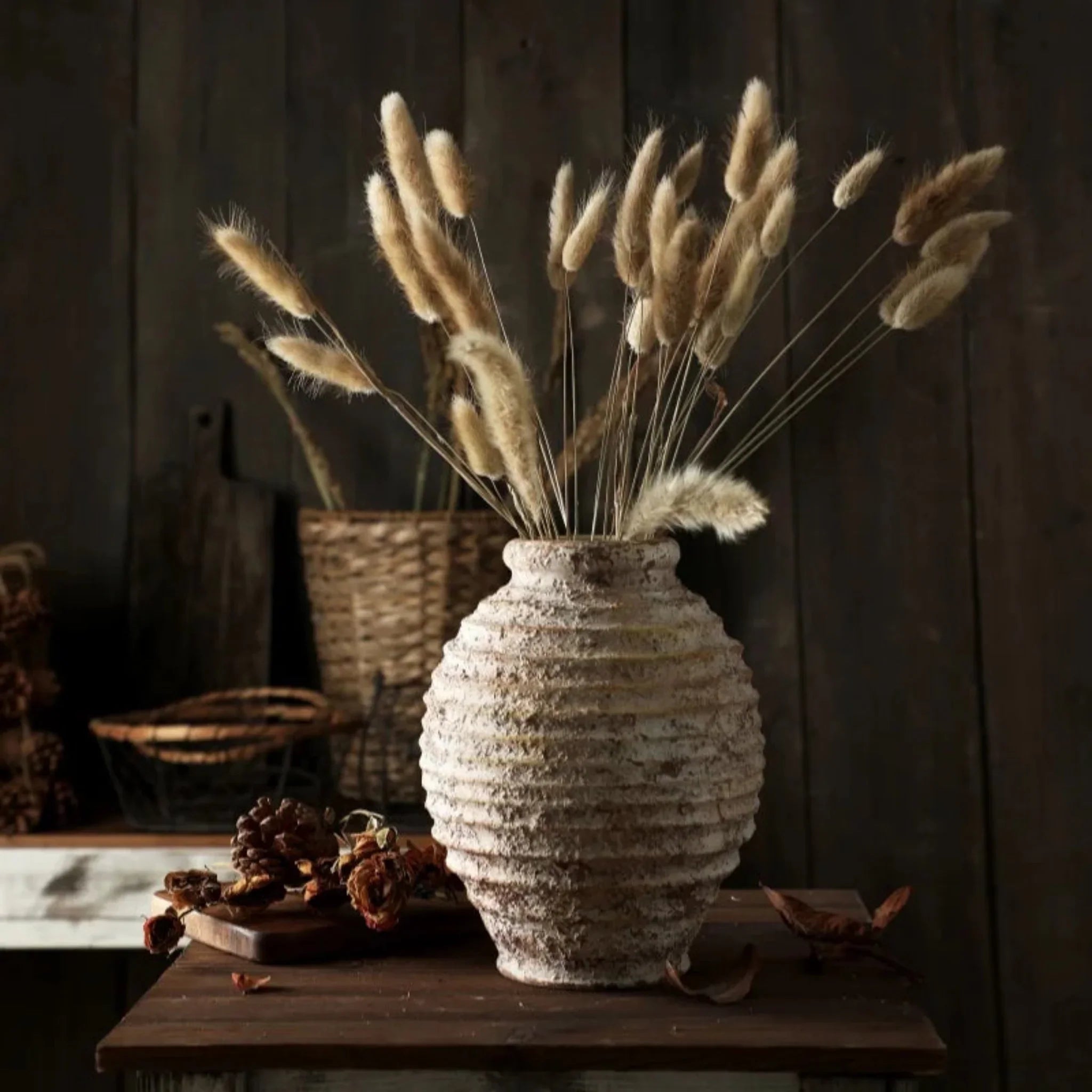 Stille Ceramic Vase — Rustic Handmade Earth Tones, Vases, Tone