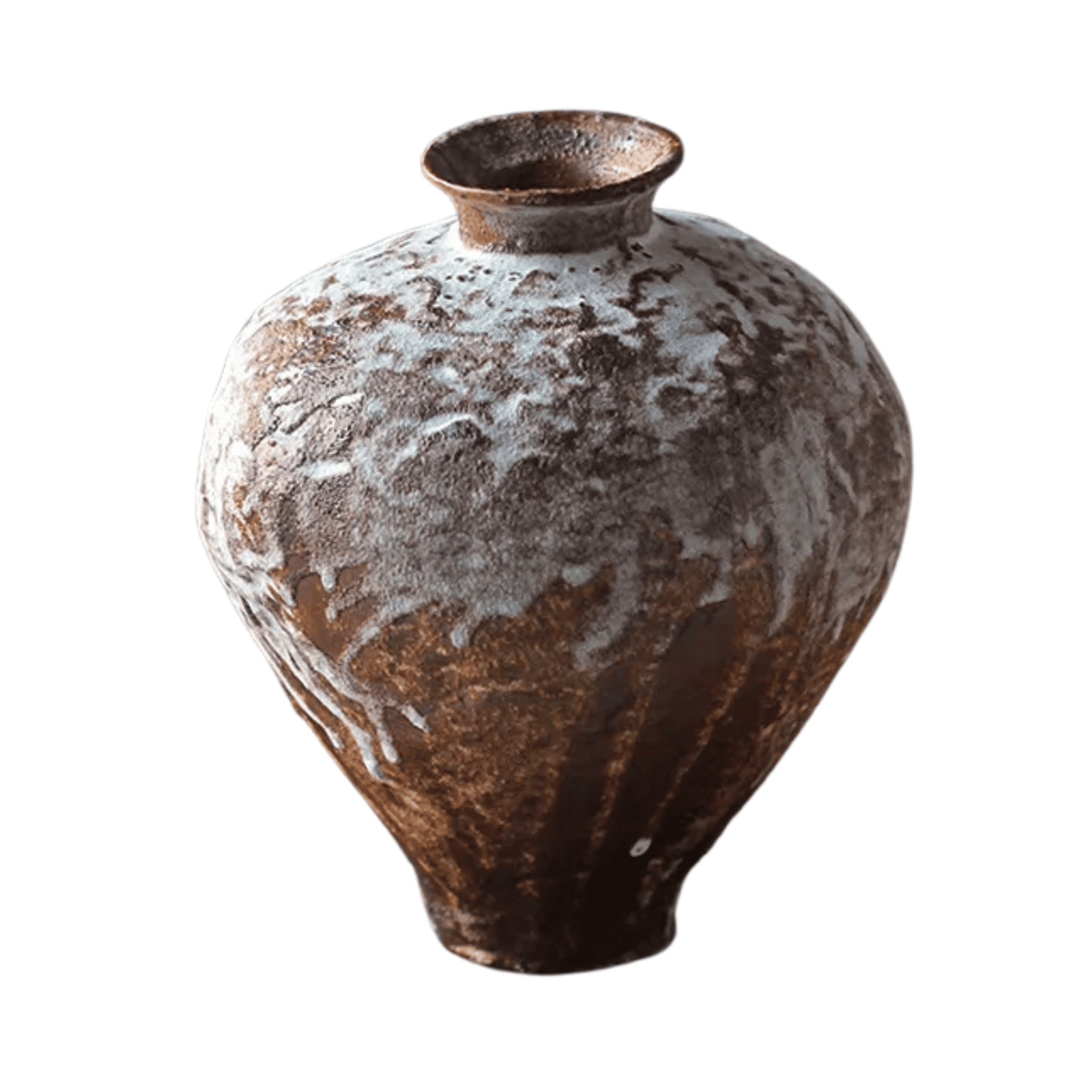 Small Jingdezhen Ceramic Wabi-Sabi Vase by Skonne, Vases, Stille