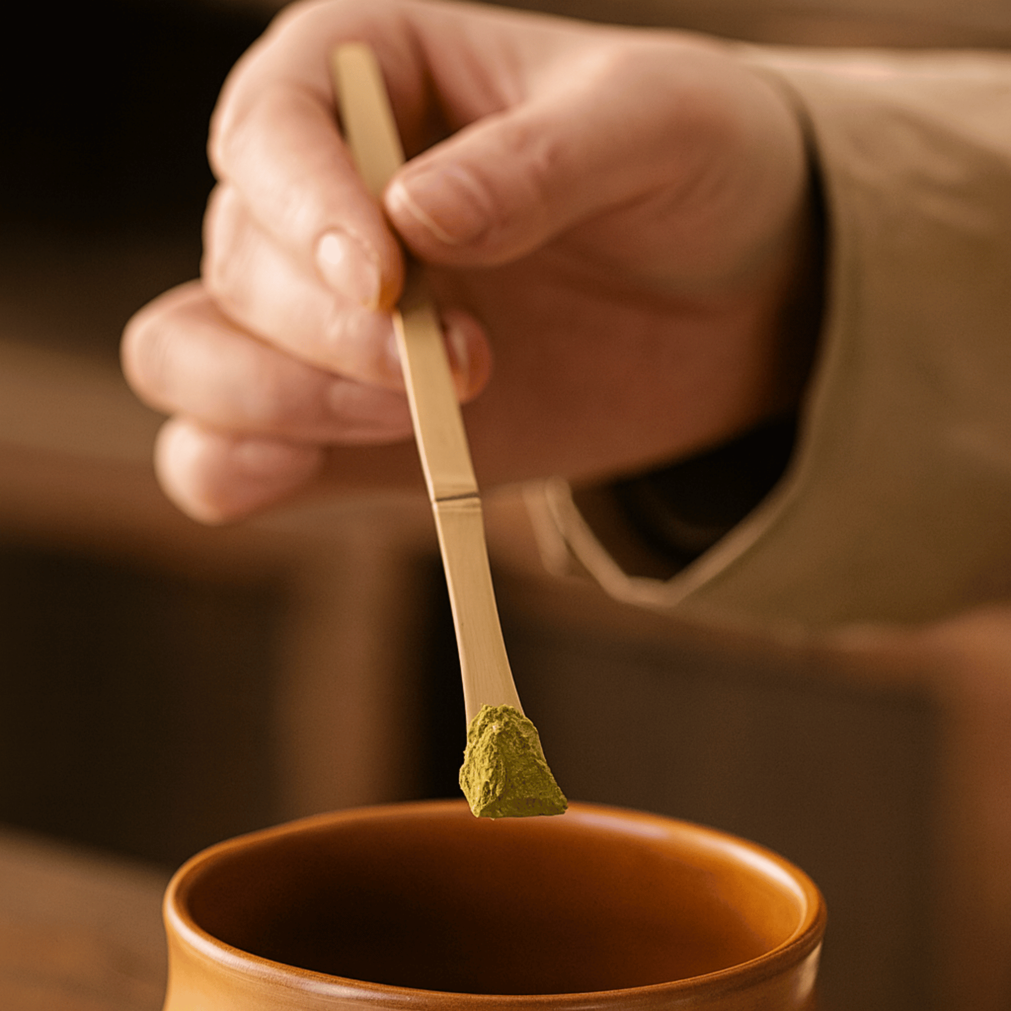 Stilva Ceramic Matcha Tea Set with Bamboo Whisk Gift, Sets, Traditional 4-Piece