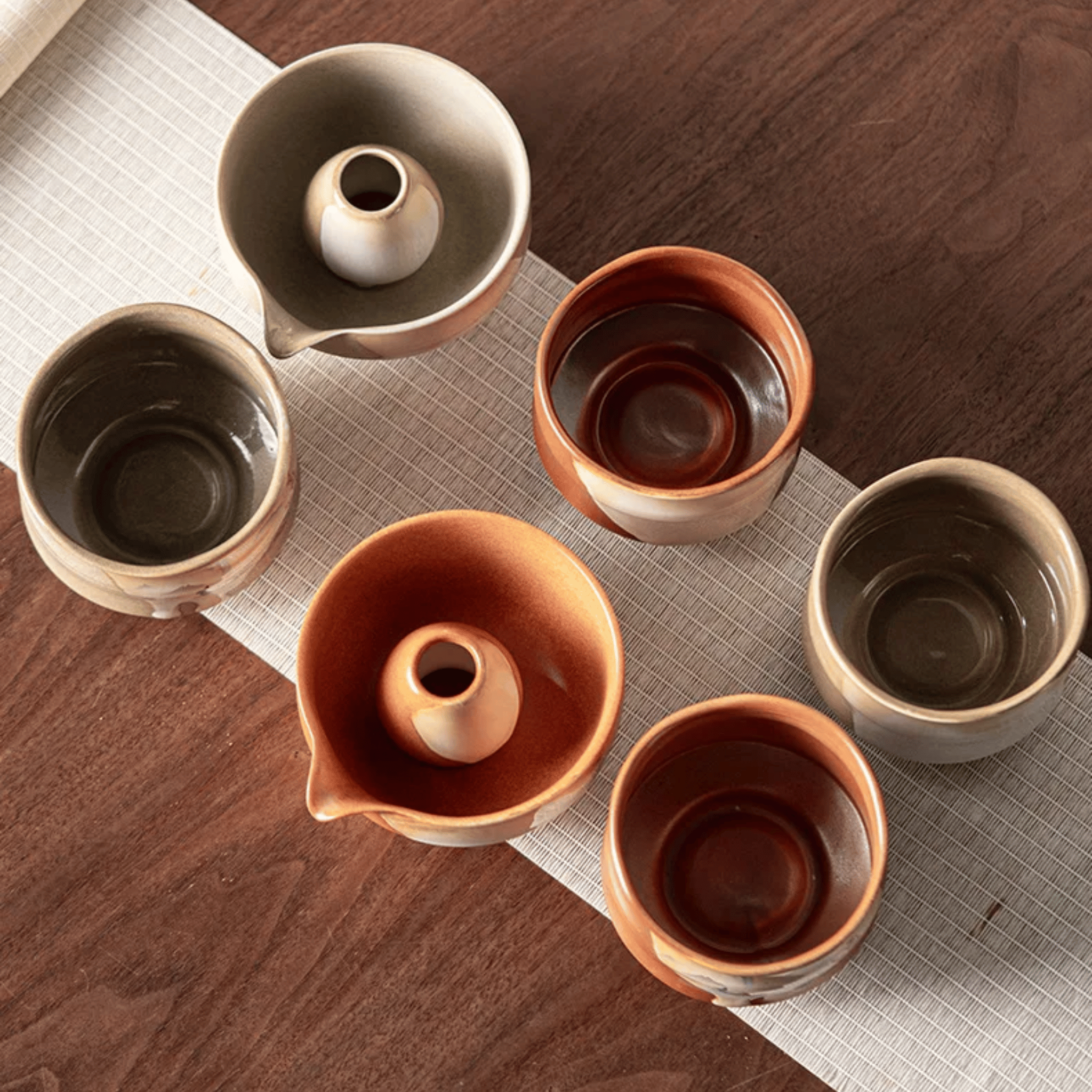 Stilva Ceramic Matcha Tea Set with Bamboo Whisk Gift, Sets, Traditional 4-Piece