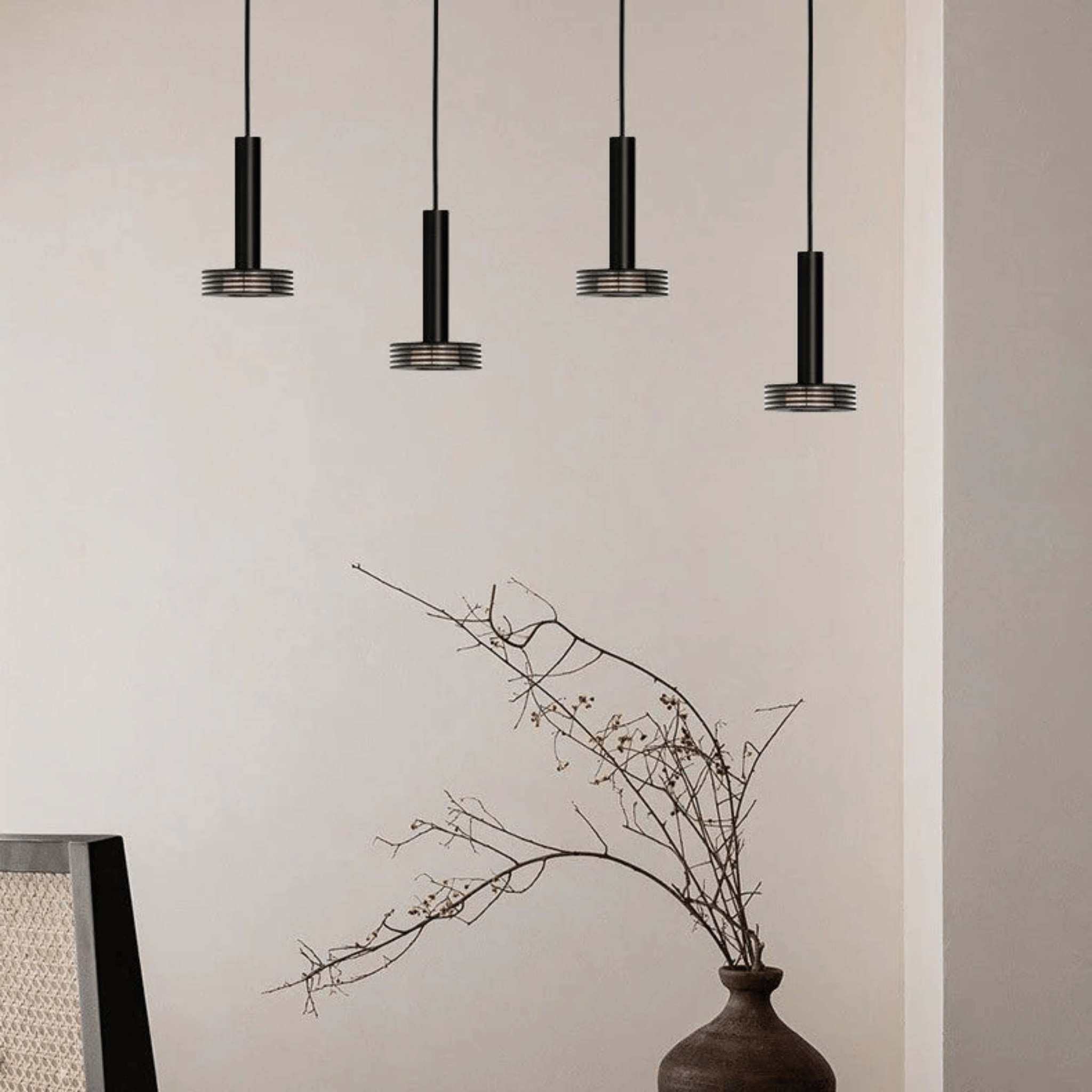 Strala Minimalist Aluminum Pendant Light - Nordic, Ceiling Fixtures, Modern