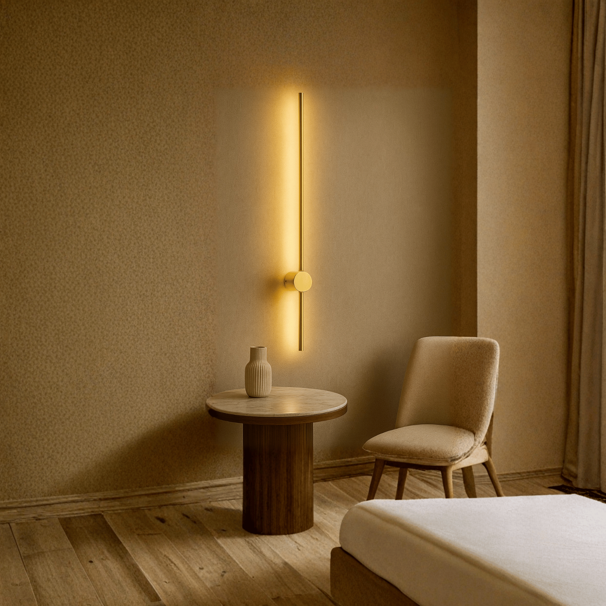 Strimla Scandinavian LED Wall Lamp Dimmable Sconce, Light Fixtures, Nordic Minimalist
